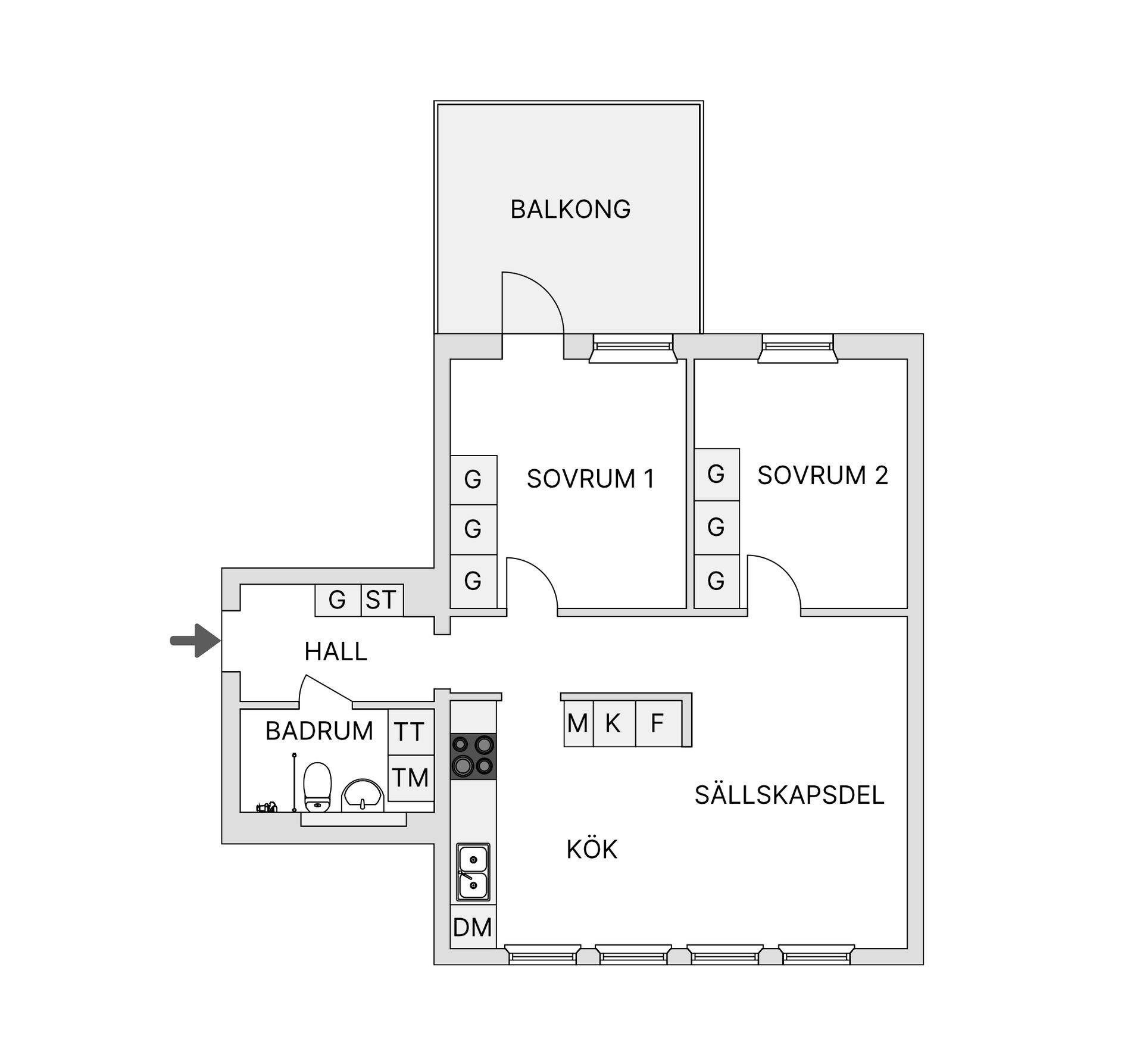Bostadsrätt, Blåklockevägen 12, Tureberg, Sollentuna