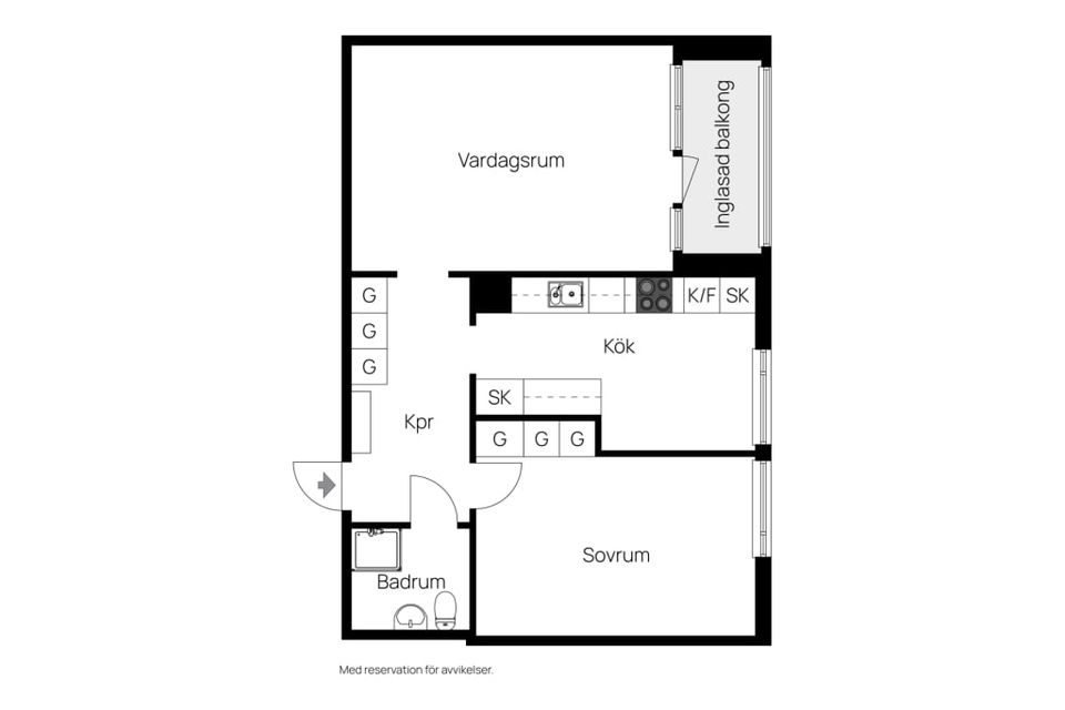 Bostadsrätt, Lycko Pers Väg 10, Trelleborg