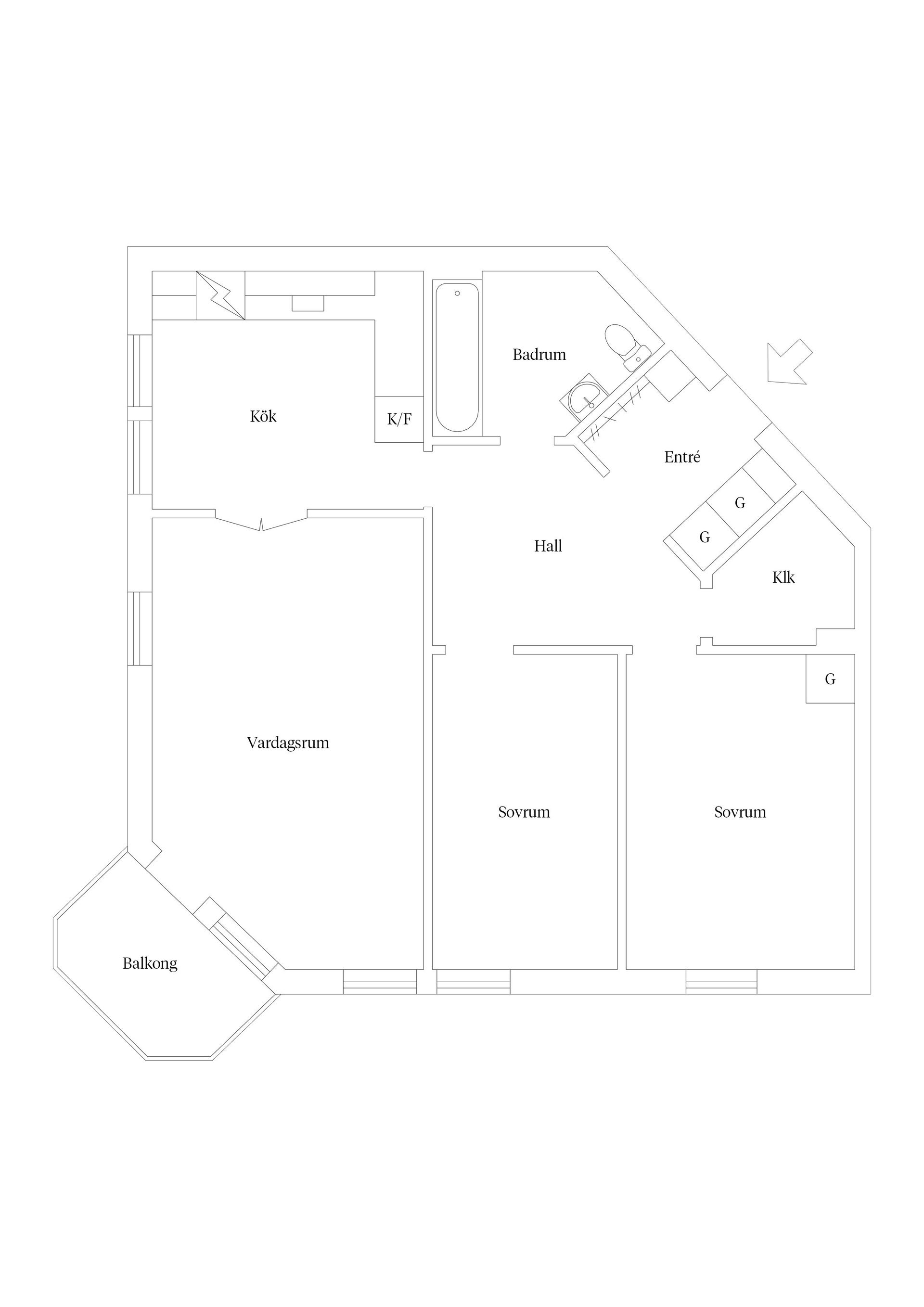 Bostadsrätt, Kastanjegatan 17E, Hindby, Malmö