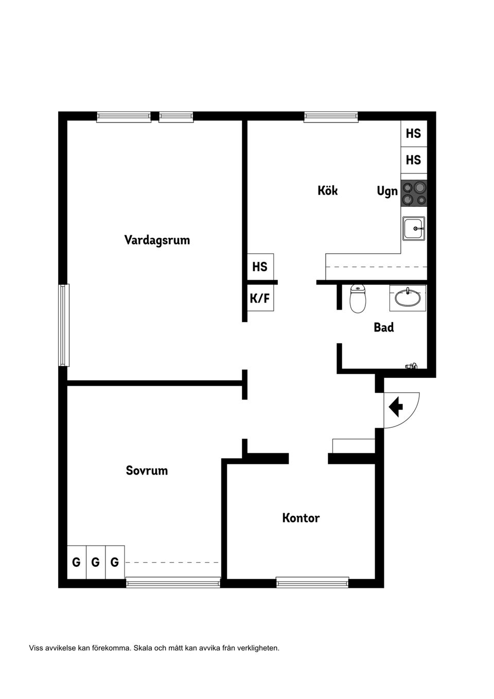 Bostadsrätt, Ringgatan 49, Skurholmen, Luleå
