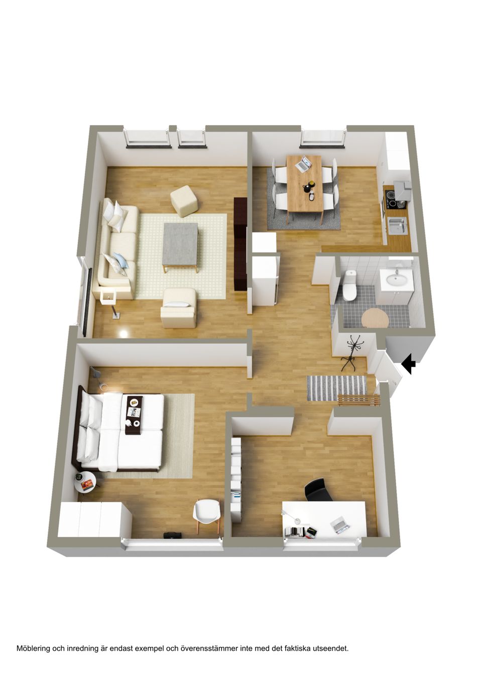 Bostadsrätt, Ringgatan 49, Skurholmen, Luleå