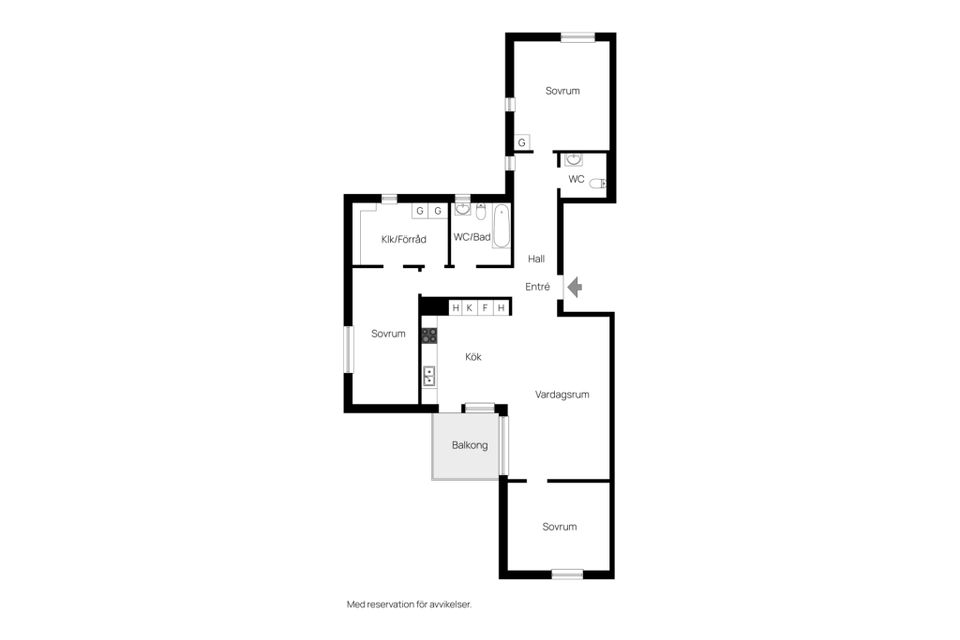 Bostadsrätt, Fredriksbergsvägen 5, Vaxholm