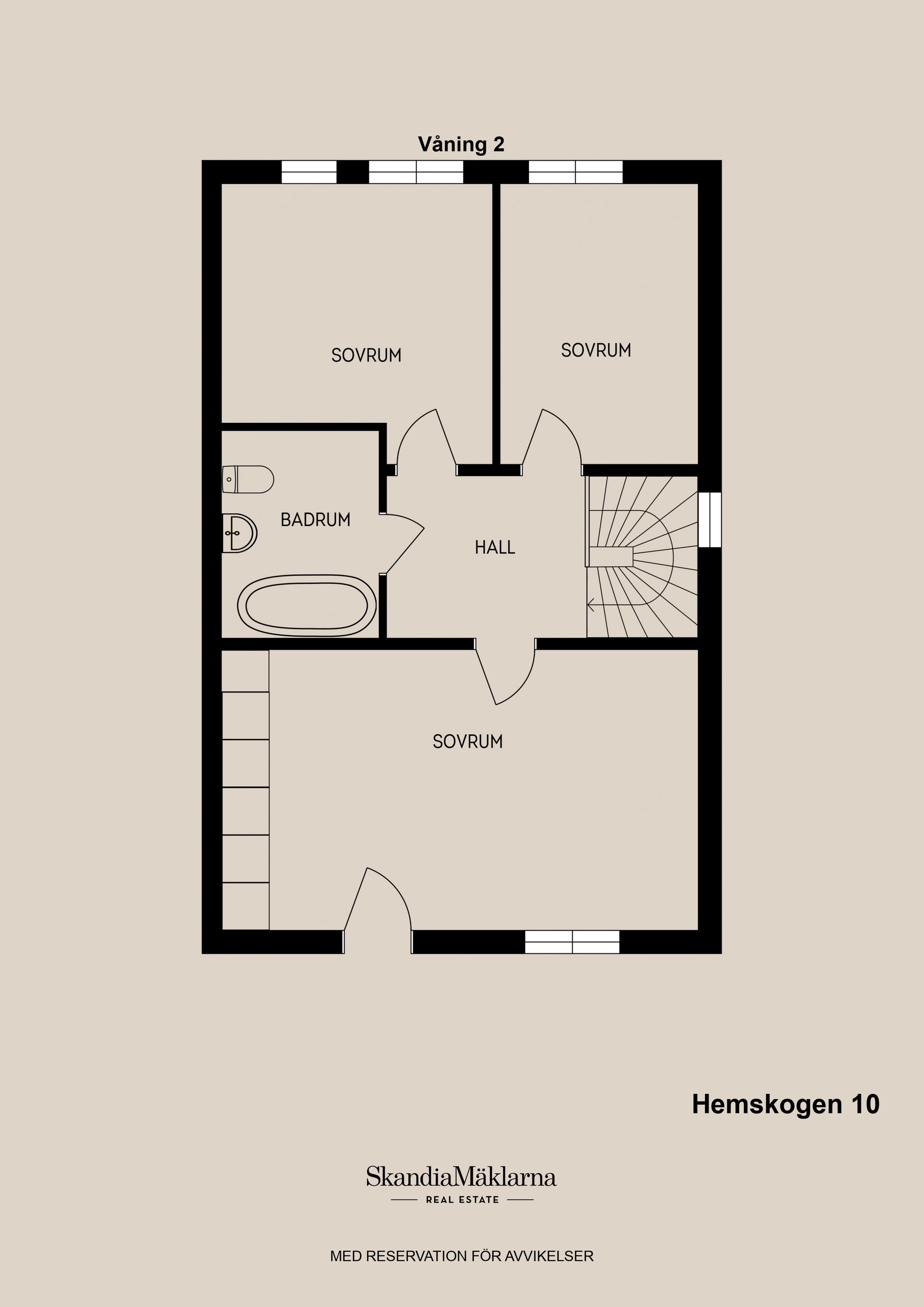 Radhus, Hemskogen 10, Stensätra, Sandviken