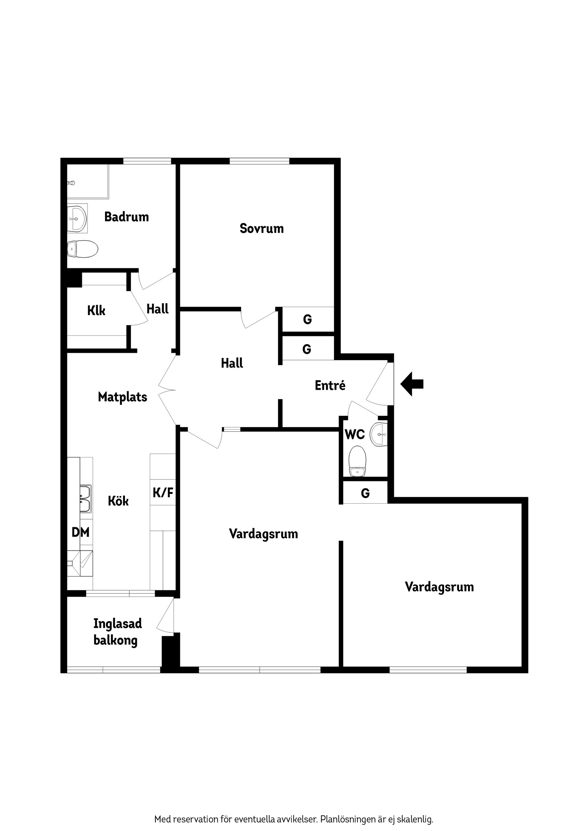 Bostadsrätt, Poppelvägen 31, Vilan, Kristianstad