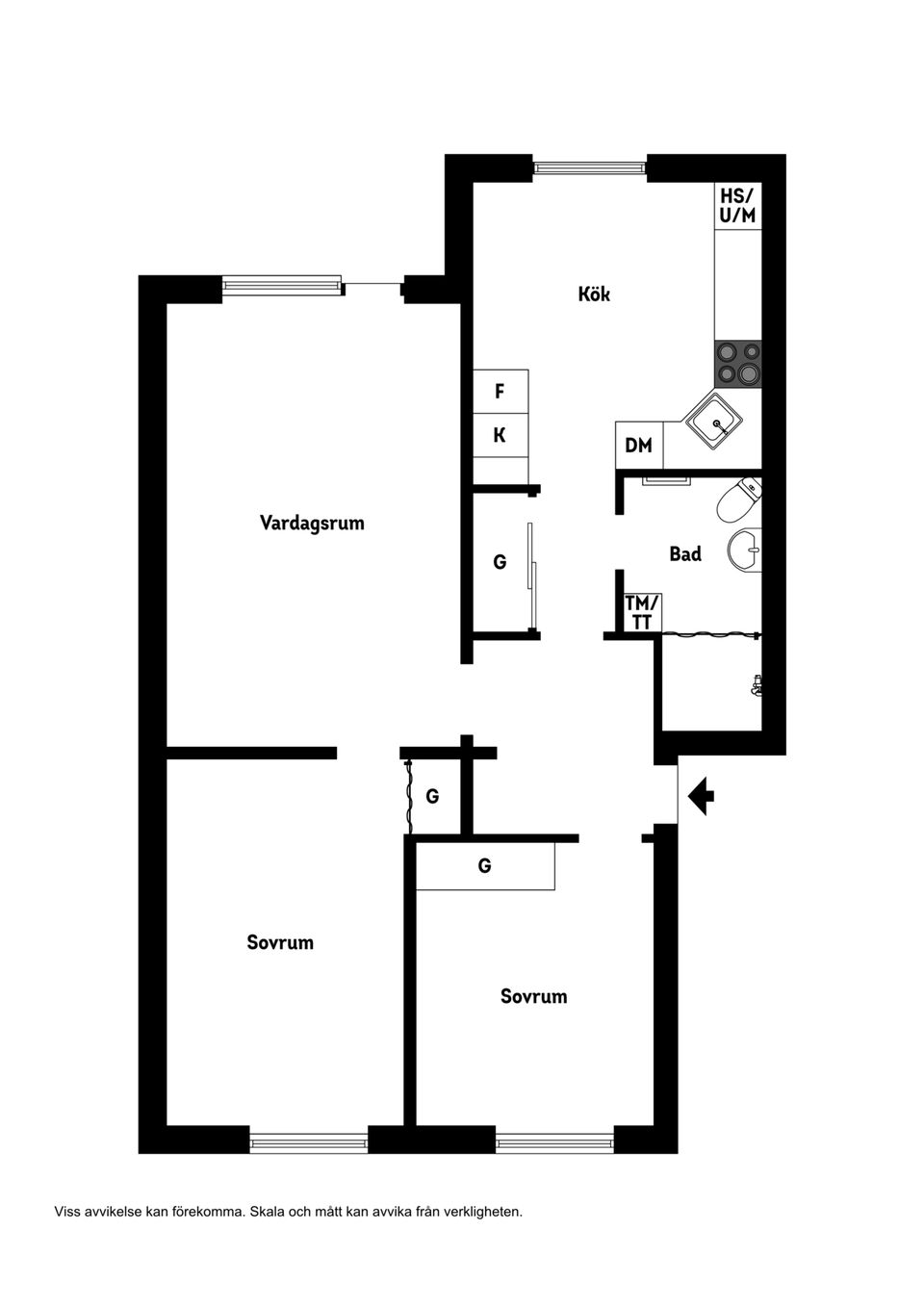 Bostadsrätt, Signalgatan 5D, Visby - Visborgsstaden, Gotland