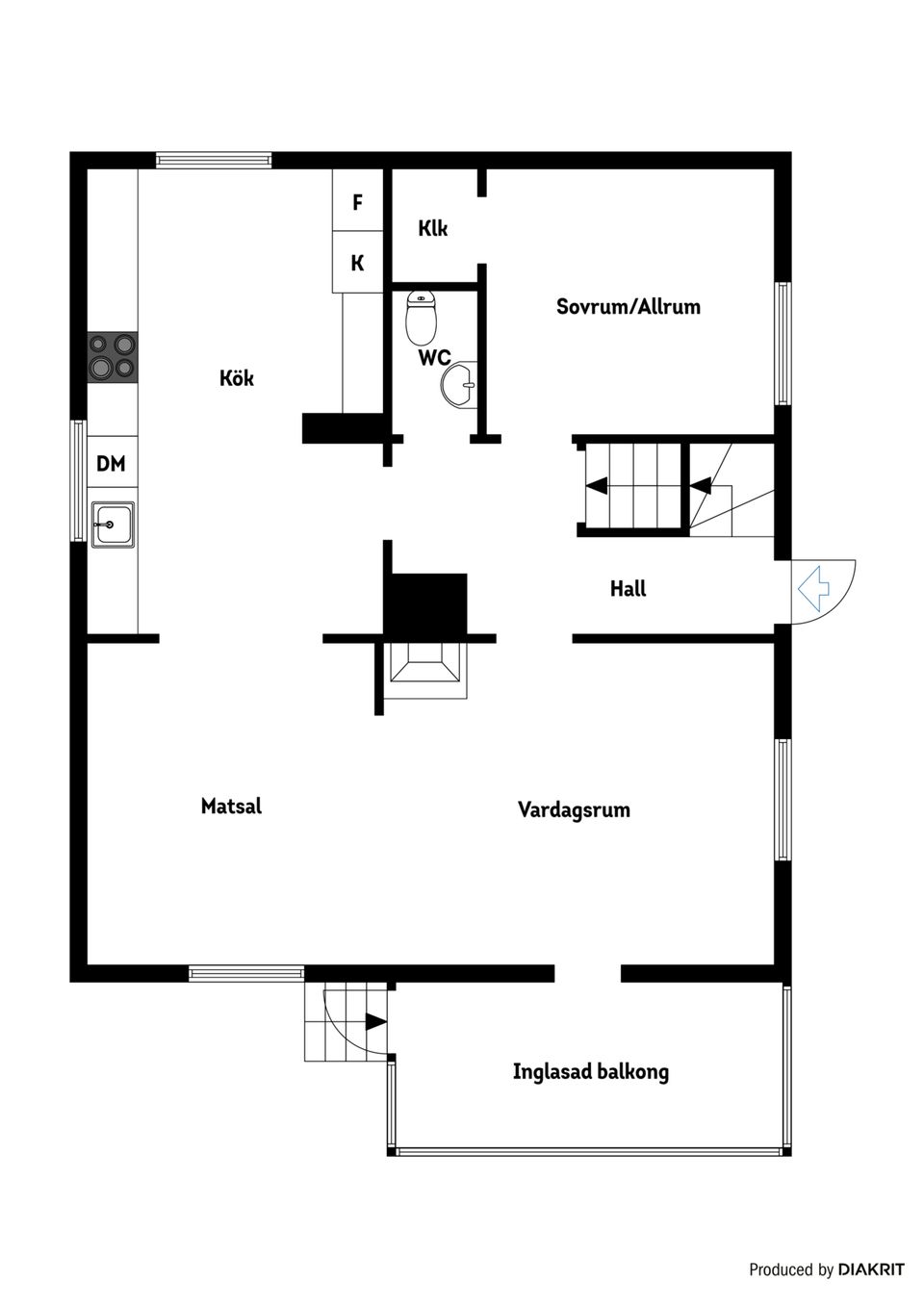 Villa, Skogsvägen 2, Oppeby, Nyköping