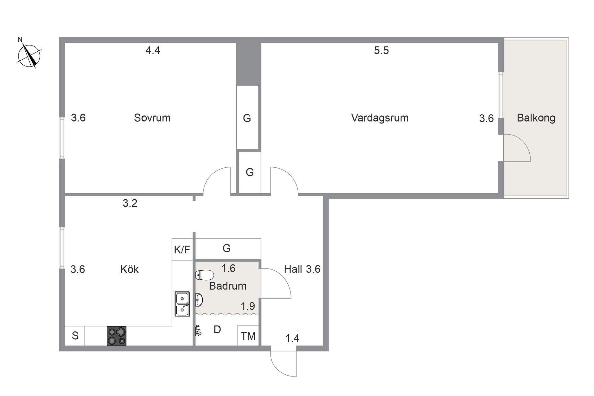 Bostadsrätt, Klintvägen 7D, Hjortmossen, Trollhättan