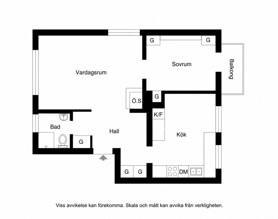 Bostadsrätt, Byggmästarvägen 5, Abrahamsberg, Stockholm