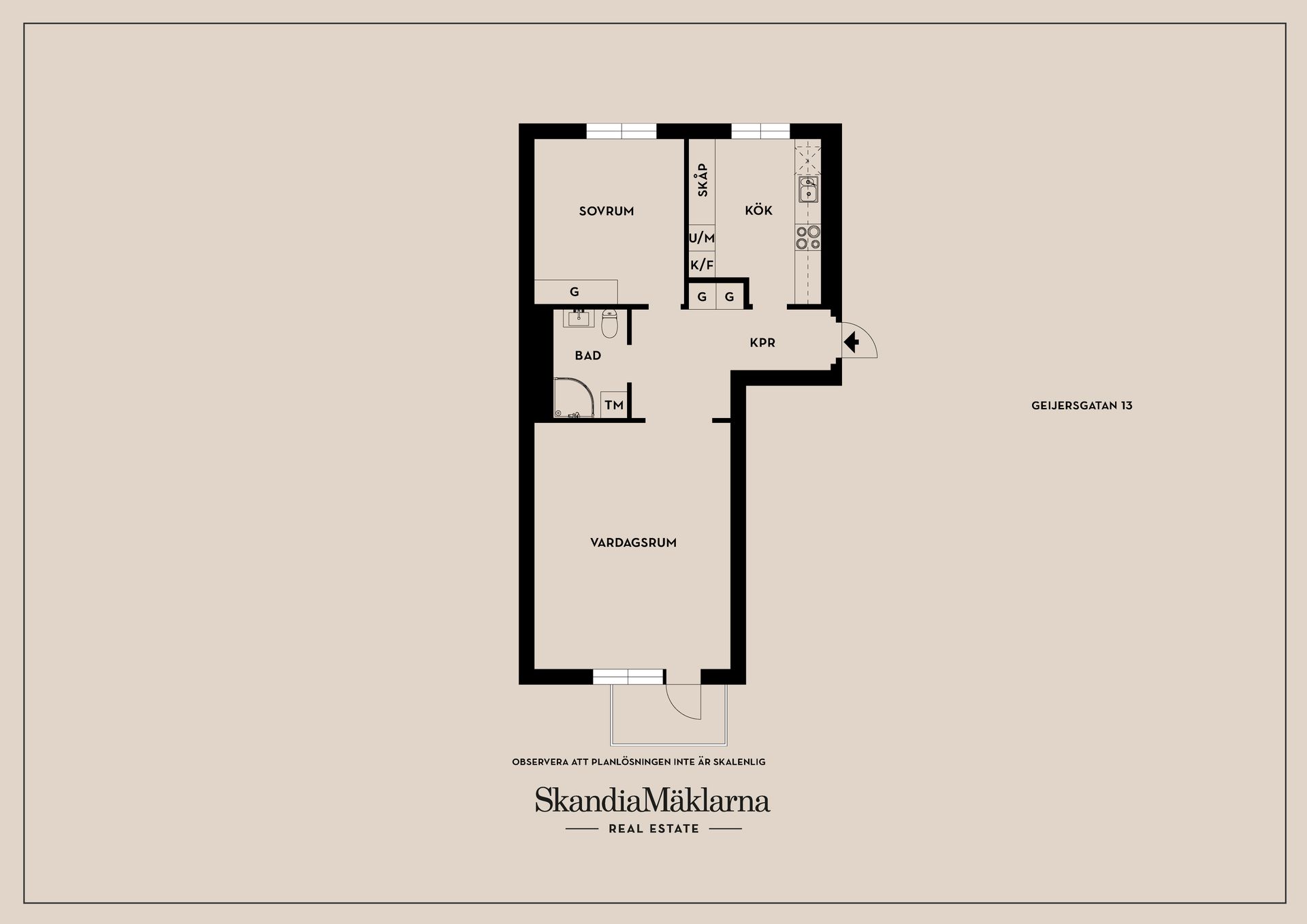 Bostadsrätt, Geijersgatan 13, Herrhagen, Karlstad