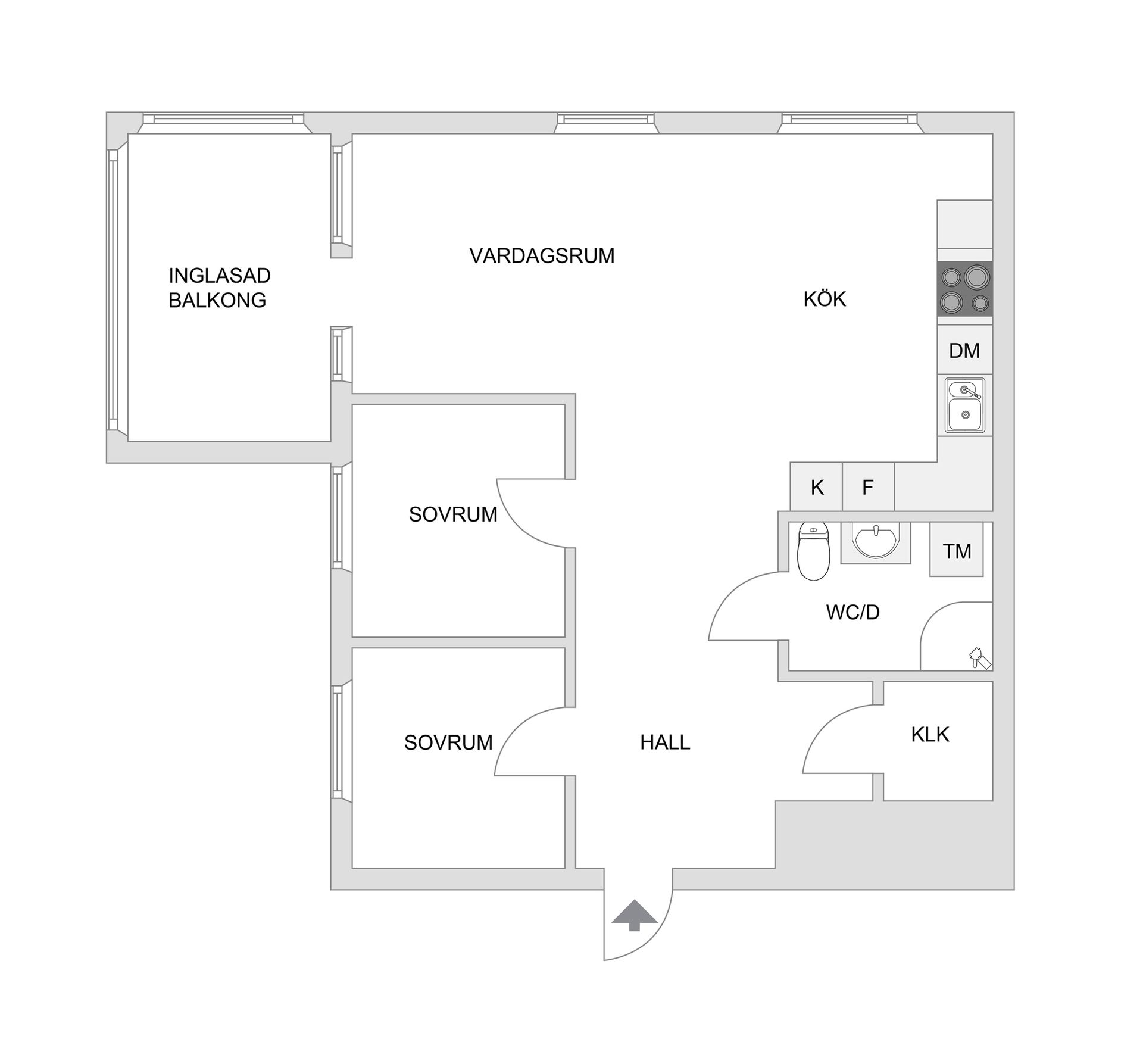 Bostadsrätt, Skogsvägen 37F, Centrala Kil, Kil