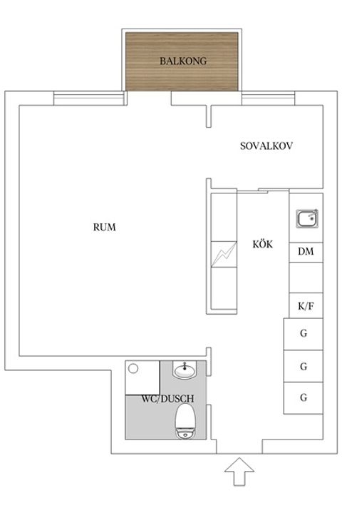 Bostadsrätt, Luthagsesplanaden 6B, Luthagen, Uppsala