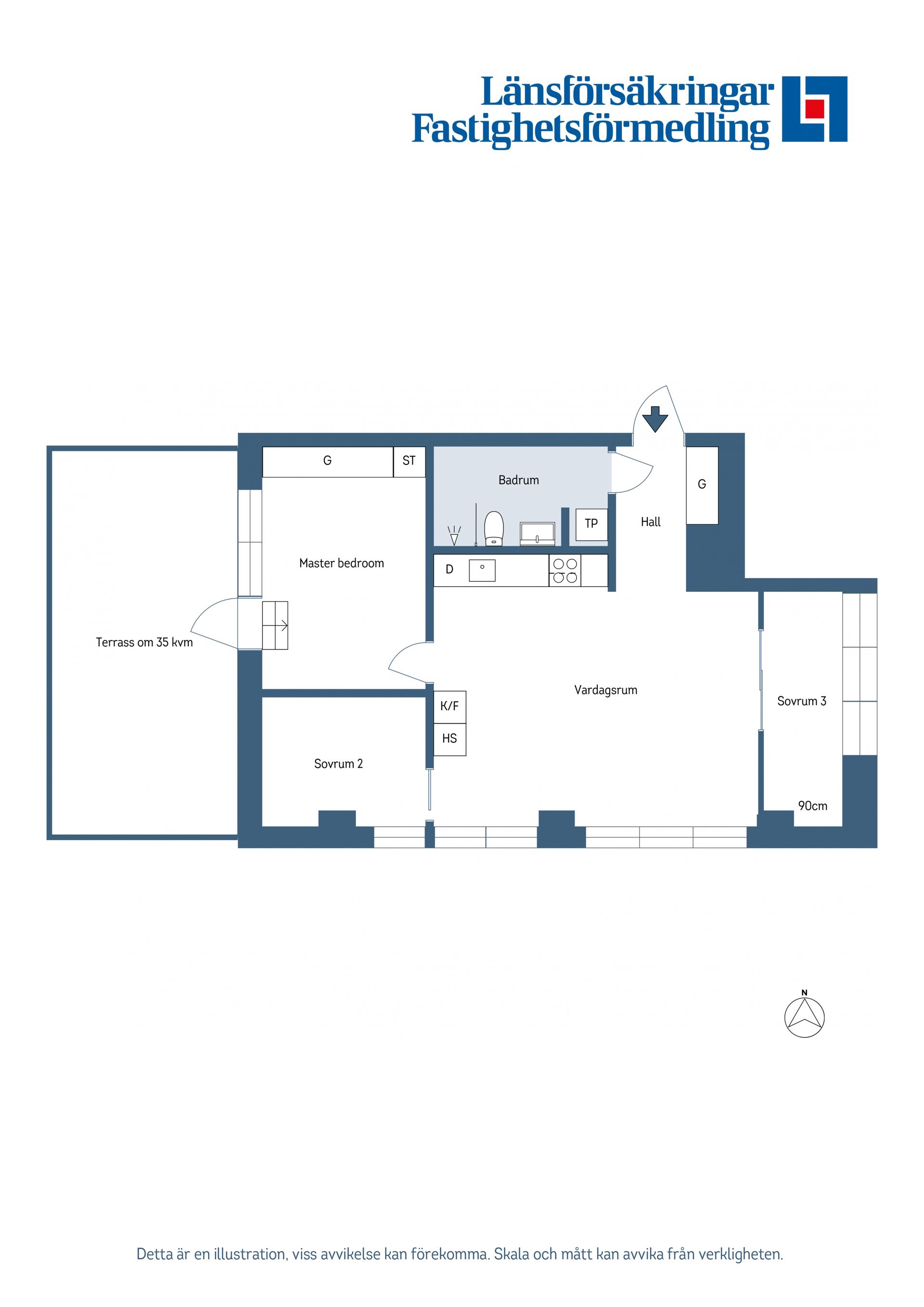 Bostadsrätt, Kvarnholmsvägen 96, Kvarnholmen, Nacka