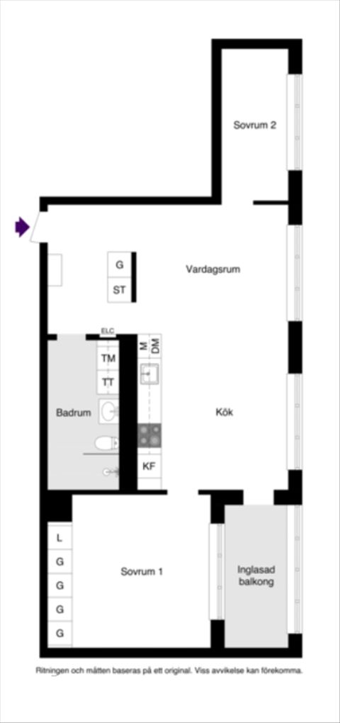 Bostadsrätt, Löfströms Allé 4b, Centrala Sundbyberg, Sundbyberg