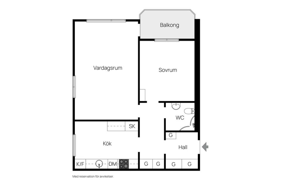 Bostadsrätt, Sidvallsgatan 29, Centralt / Eklunda / Sörby, Örebro