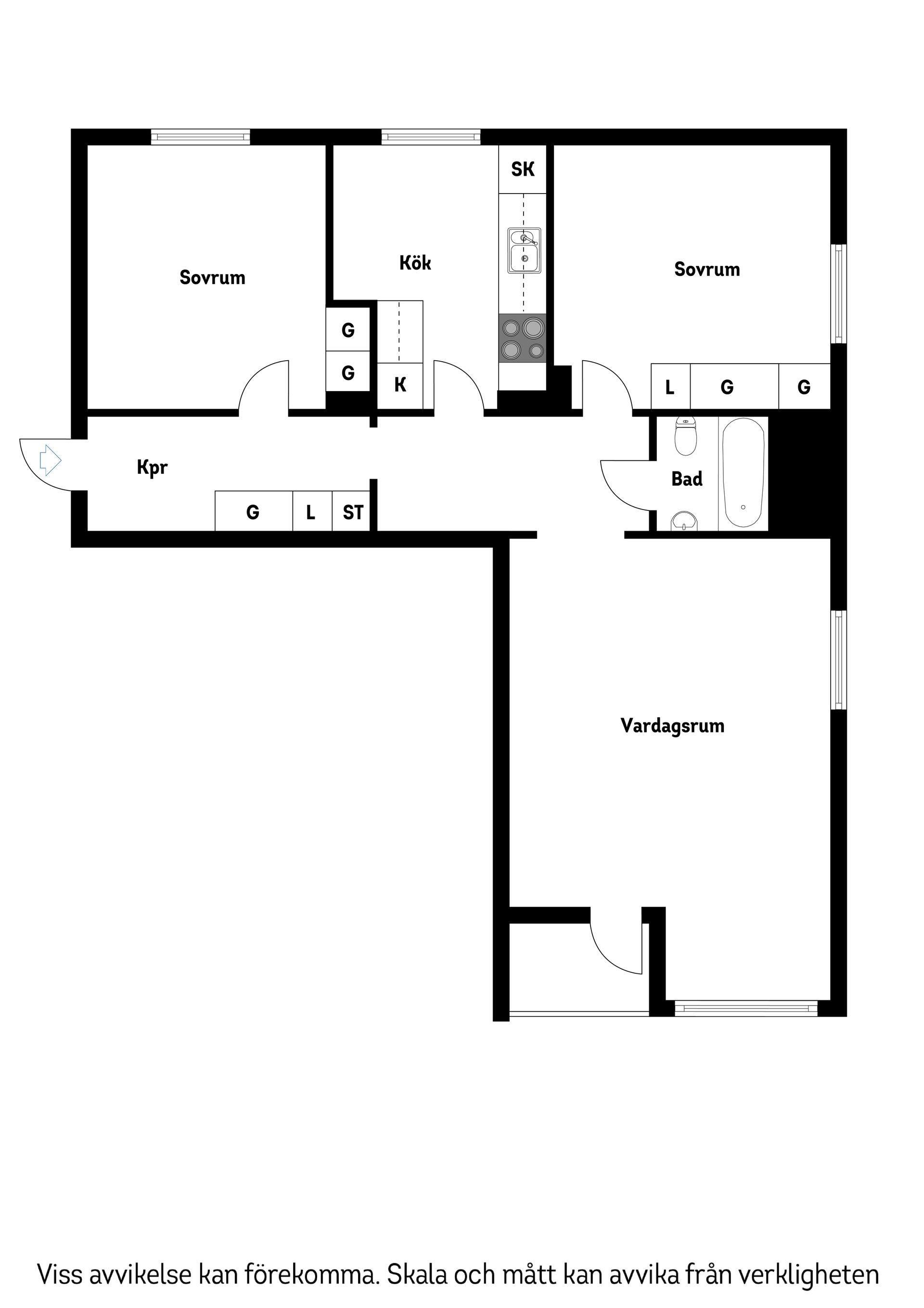 Bostadsrätt, Lundagatan 6A, Huvudsta, Solna