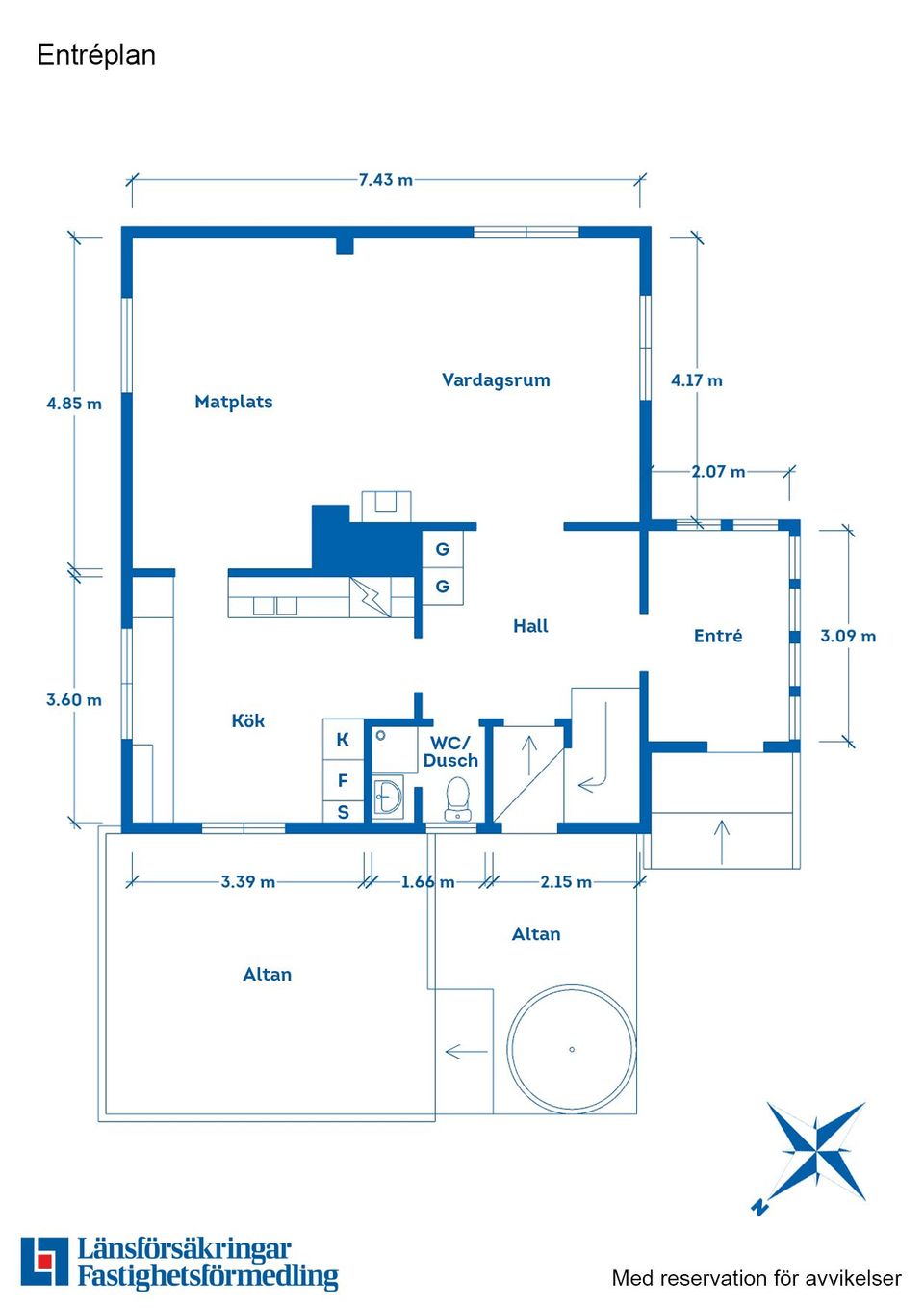 Villa, Smålandsgatan 25B, Duvedal, Motala