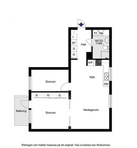 Bostadsrätt, Åby Allé 1C, Åby Ängar, Vallentuna