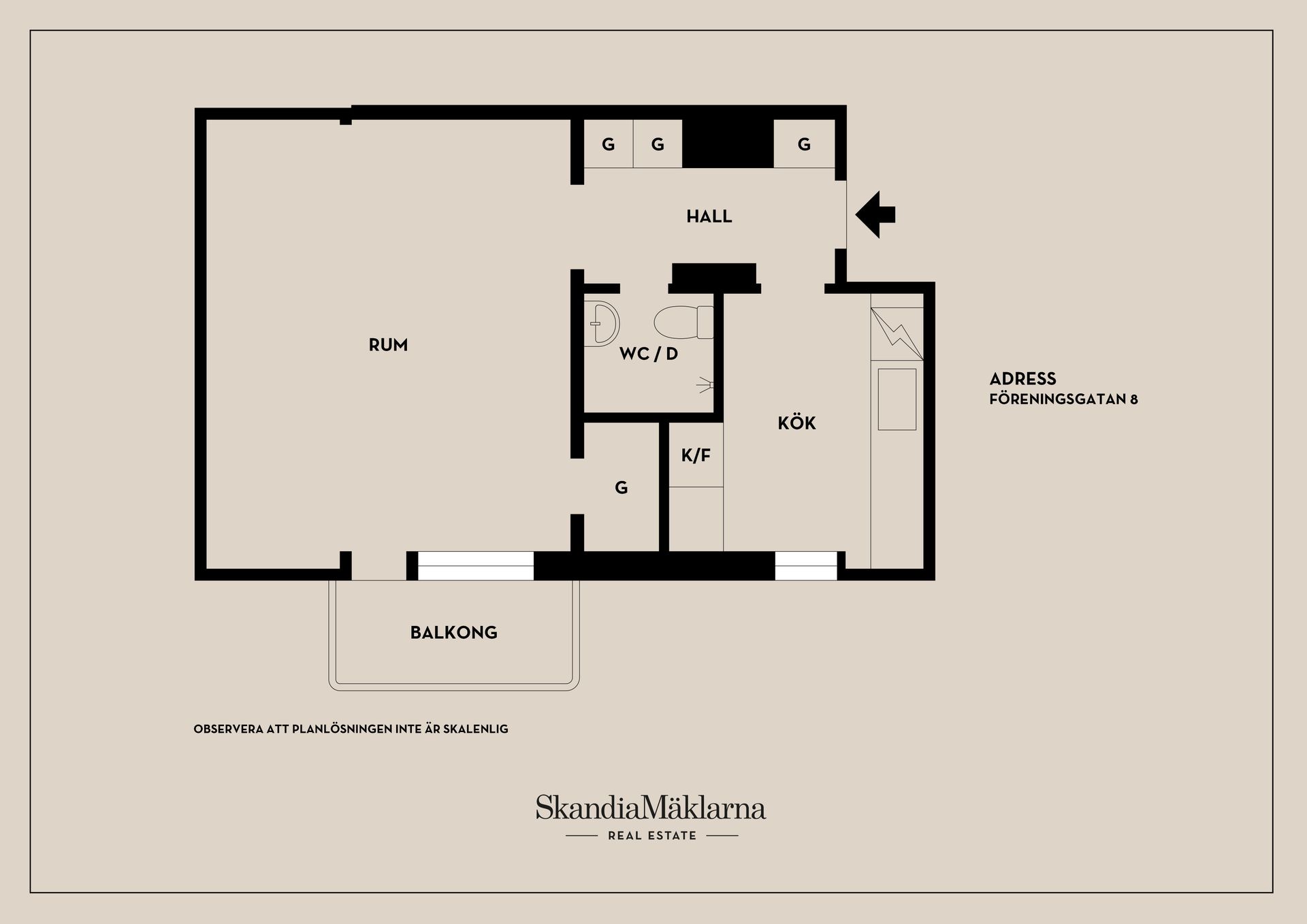 Bostadsrätt, Föreningsgatan 8, Blåsbo, Västerås