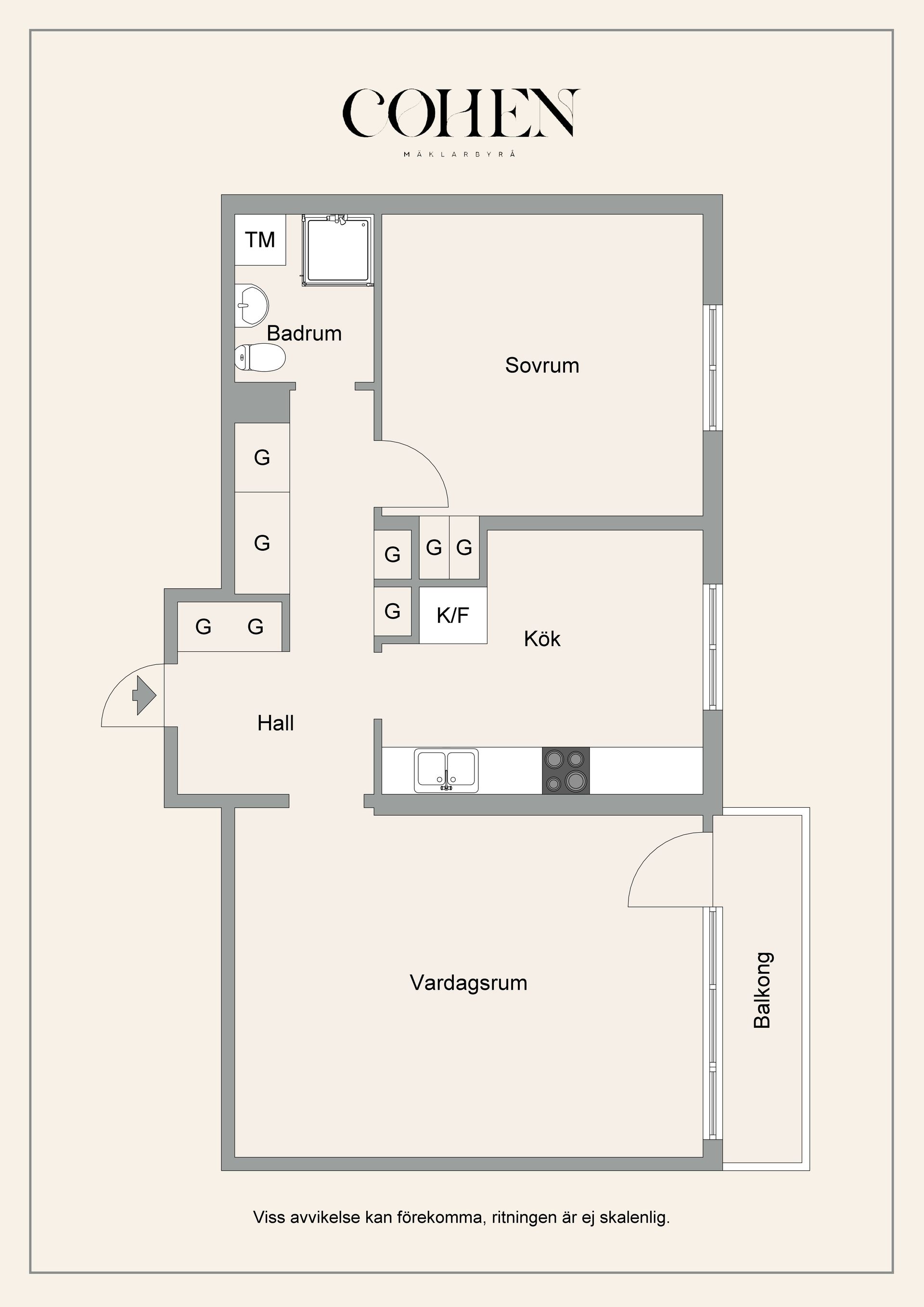 Bostadsrätt, Tunagatan 24C, Tunabackar, Uppsala