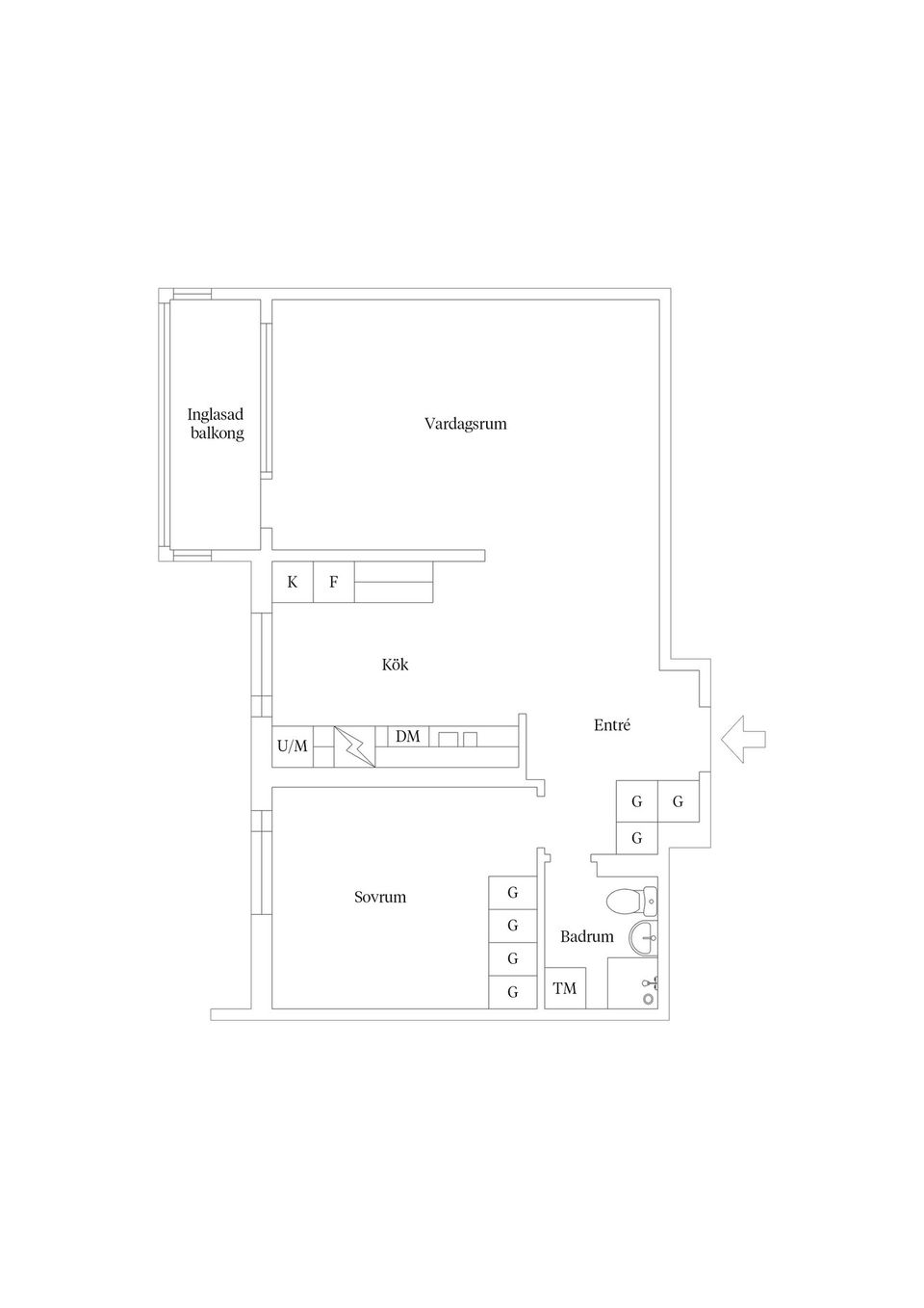 Bostadsrätt, Drottning Kristinas väg 13B, Oxhagen, Kalmar