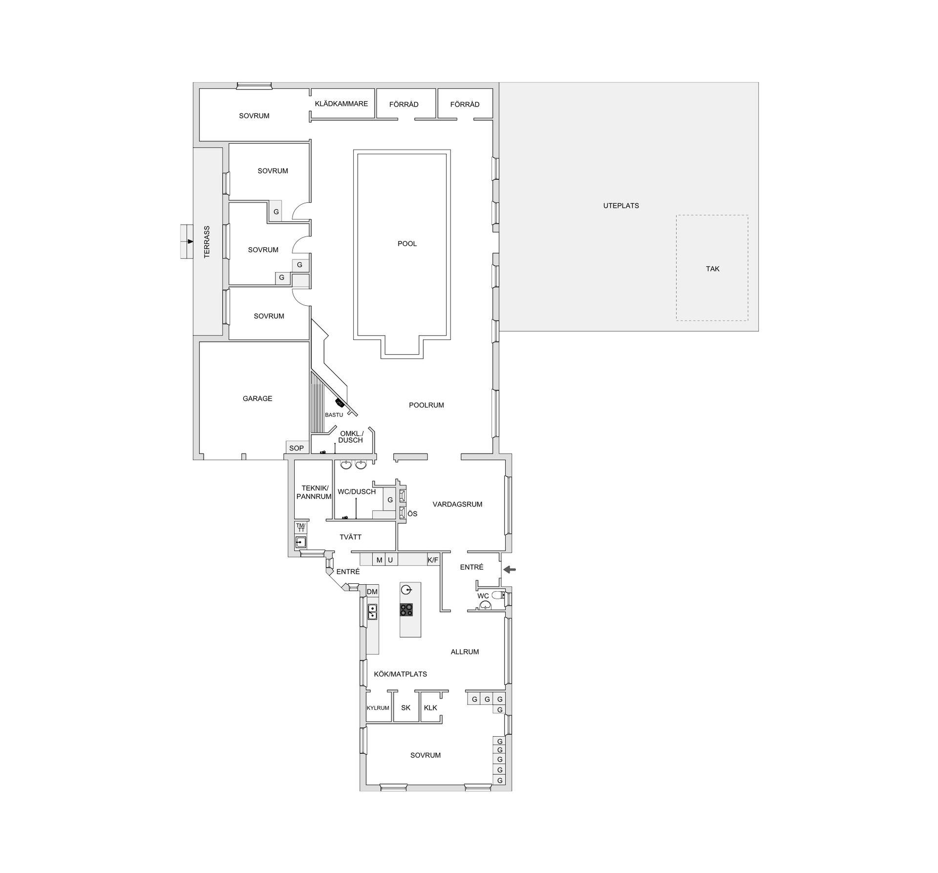 Villa, Bergadalsgatan 15B, Lagan, Ljungby