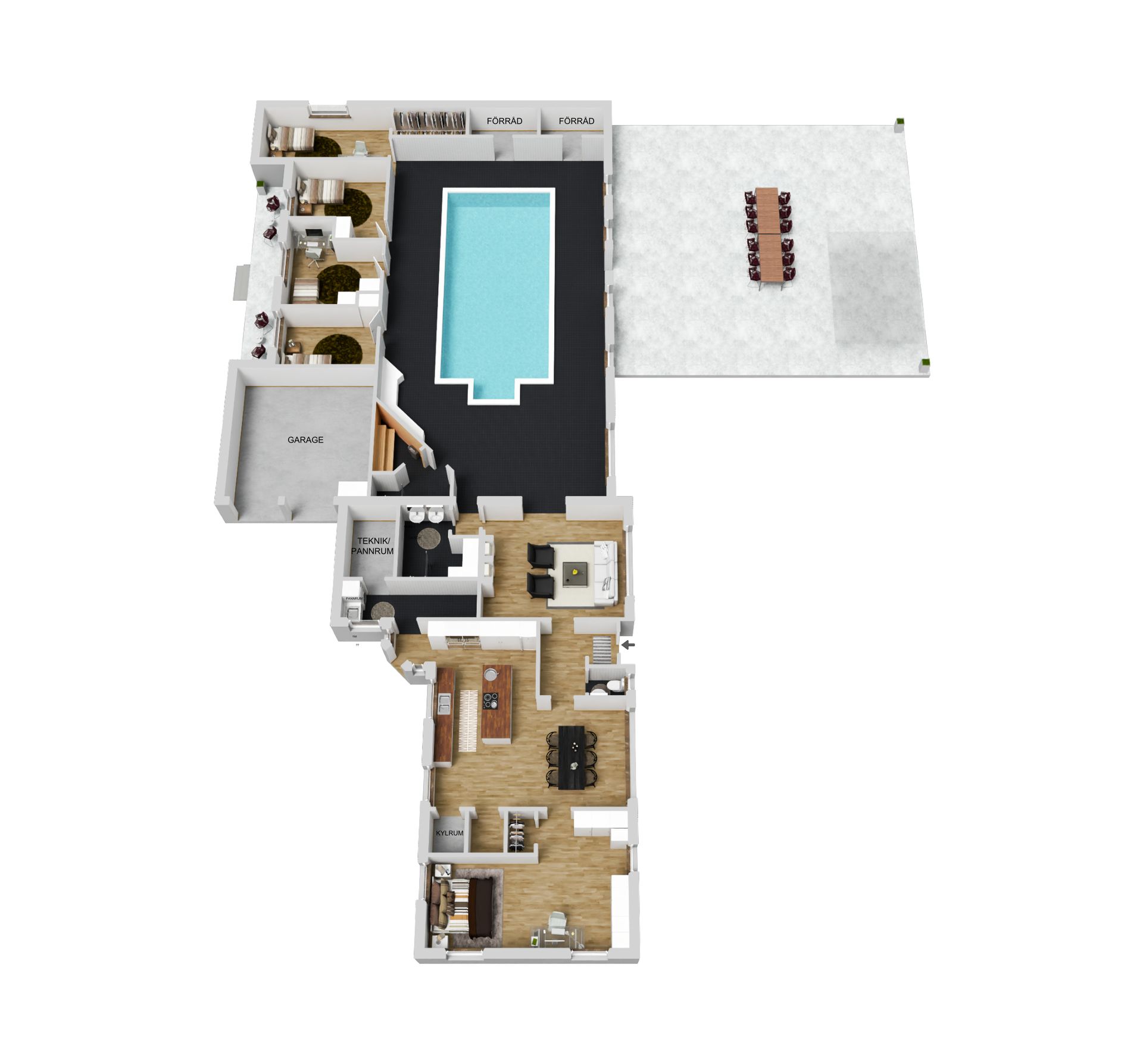 Villa, Bergadalsgatan 15B, Lagan, Ljungby