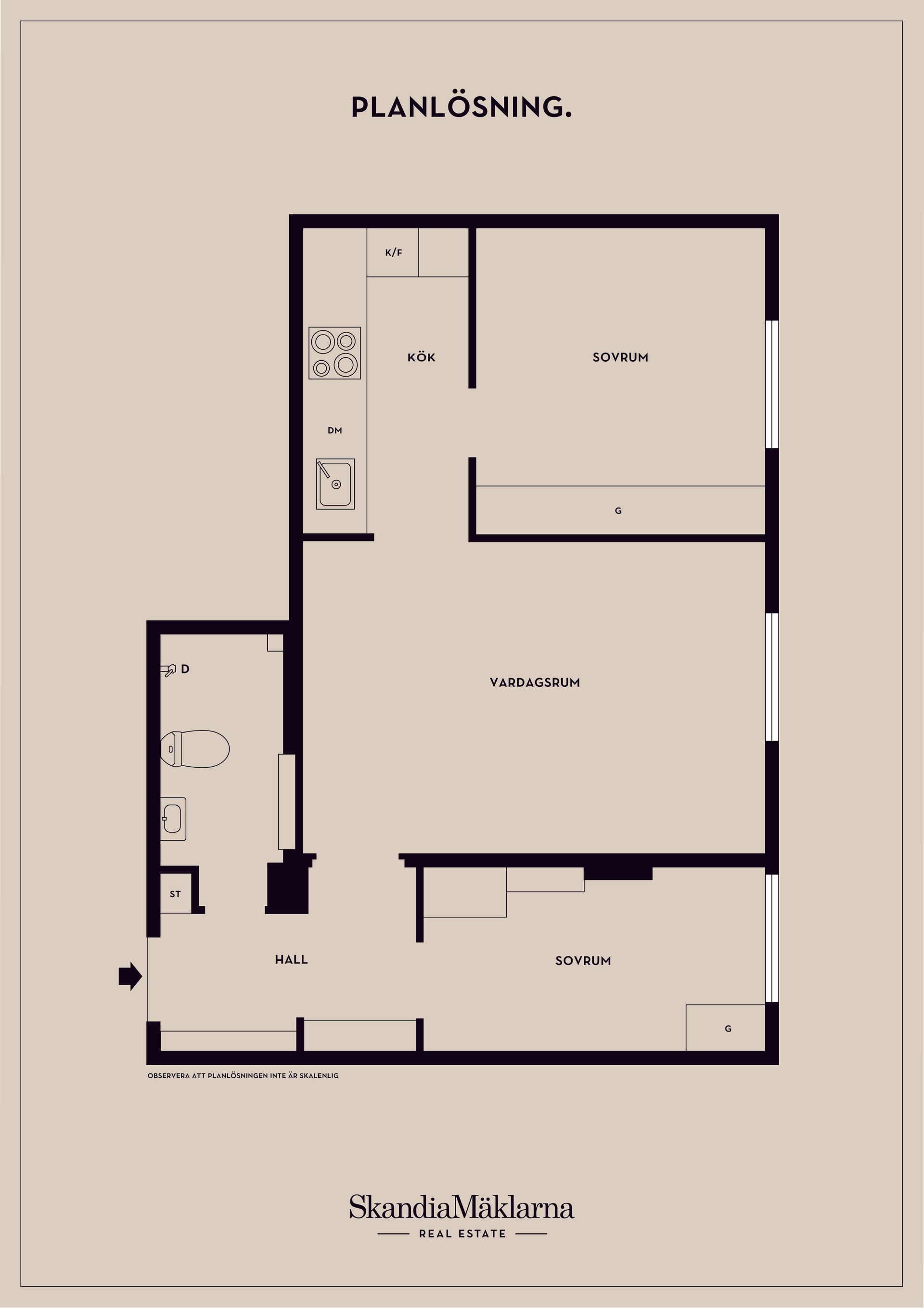 Bostadsrätt, Tre liljor 3, 1,5tr, Vasastan, Stockholm