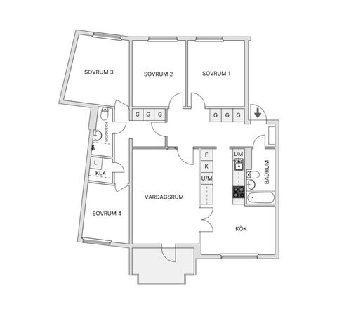 Bostadsrätt, Sikvägen 43, 6 tr, Tyresö Centrum, Tyresö