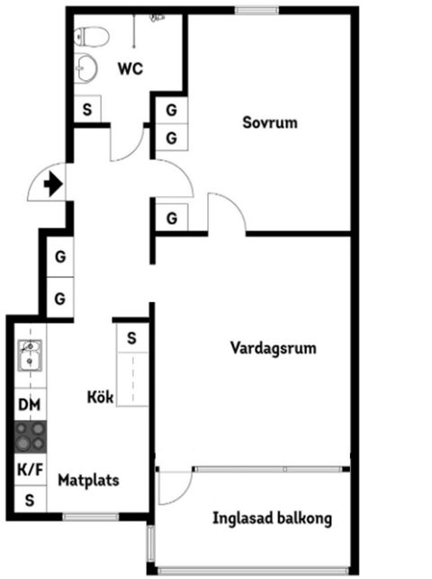 Bostadsrätt, Basungatan 22, Ruddalen, Göteborg