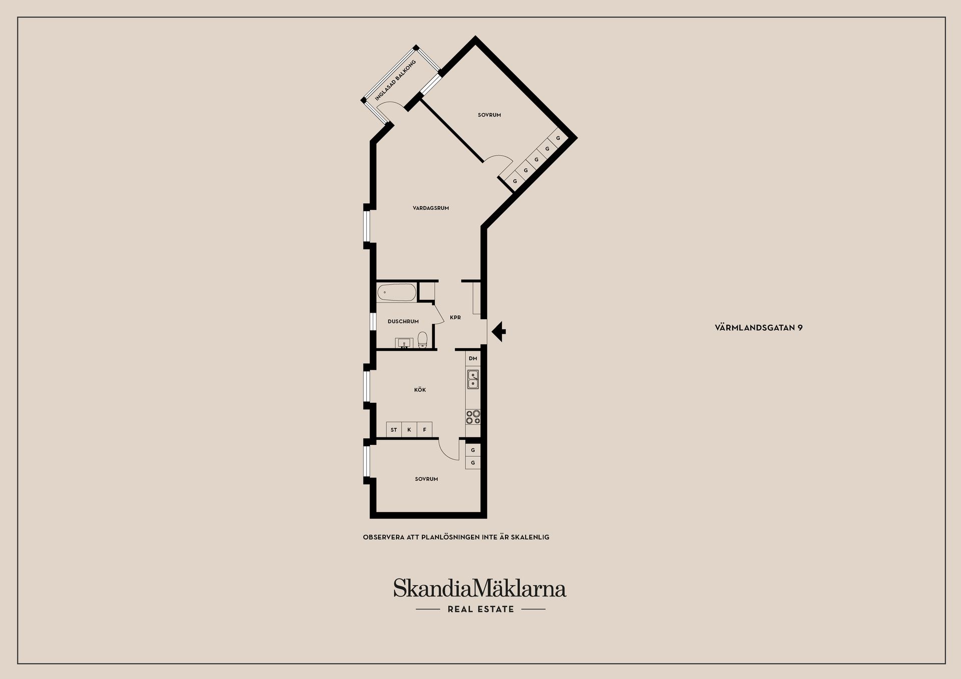 Bostadsrätt, Värmlandsgatan 9, Karlstad