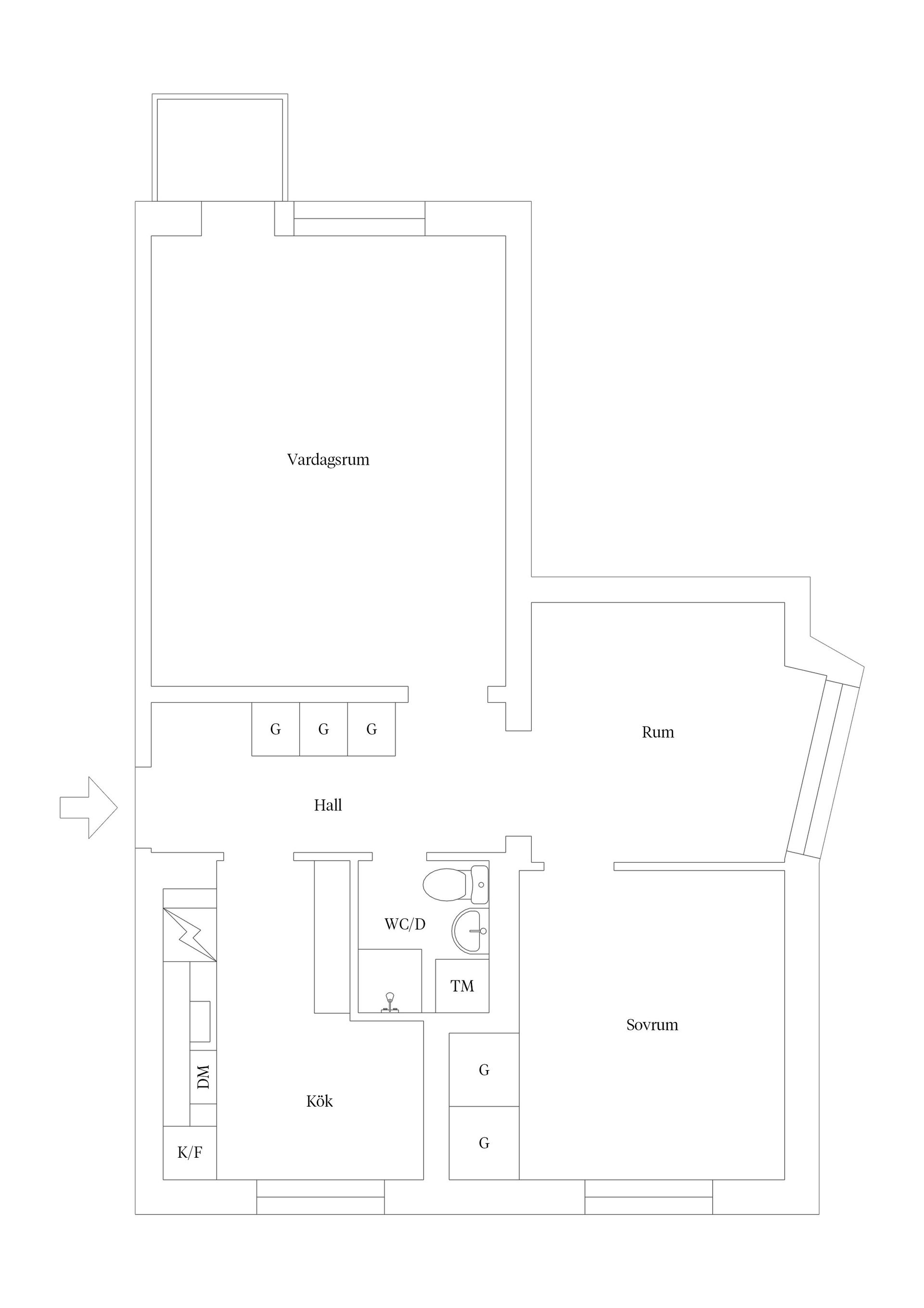 Bostadsrätt, Liljegatan 6C, Fålhagen, Uppsala