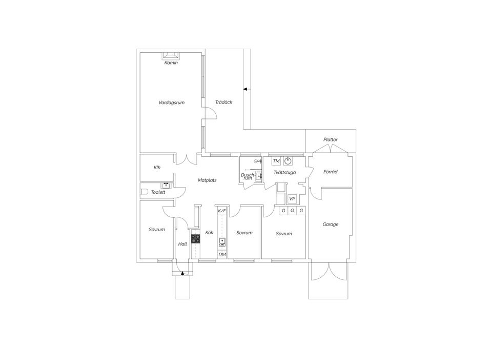 Villa, Vallmovägen 8, Östervärn, Hässleholm