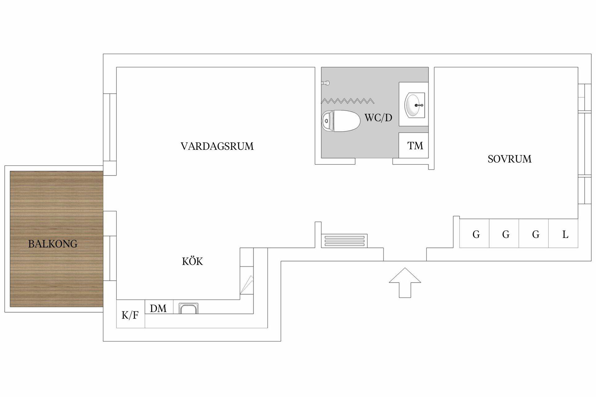 Bostadsrätt, Parternas Gränd 65, Fredslyckan, Lund