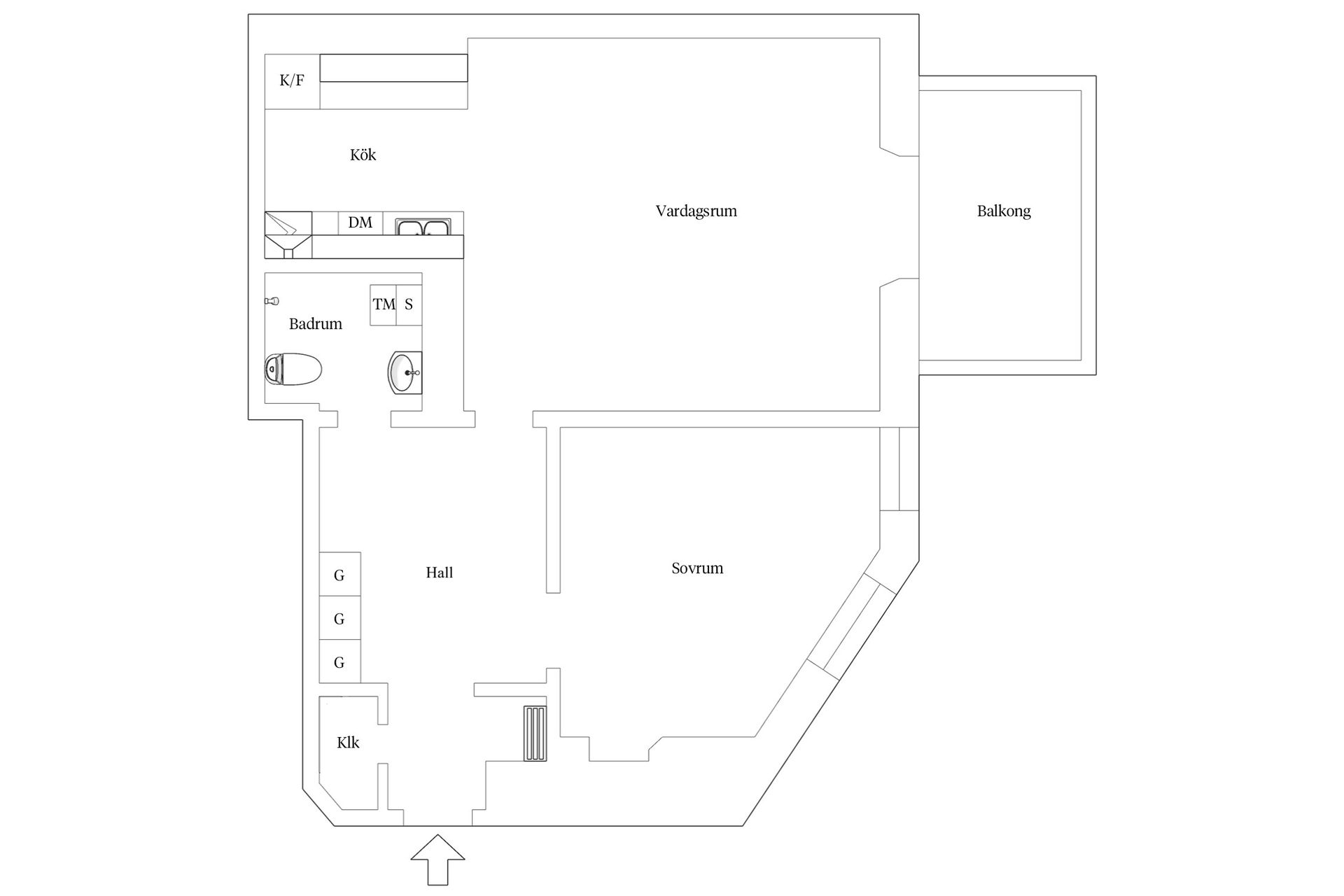 Bostadsrätt, Rosenlundsgatan 20, Södermalm Maria, Stockholm