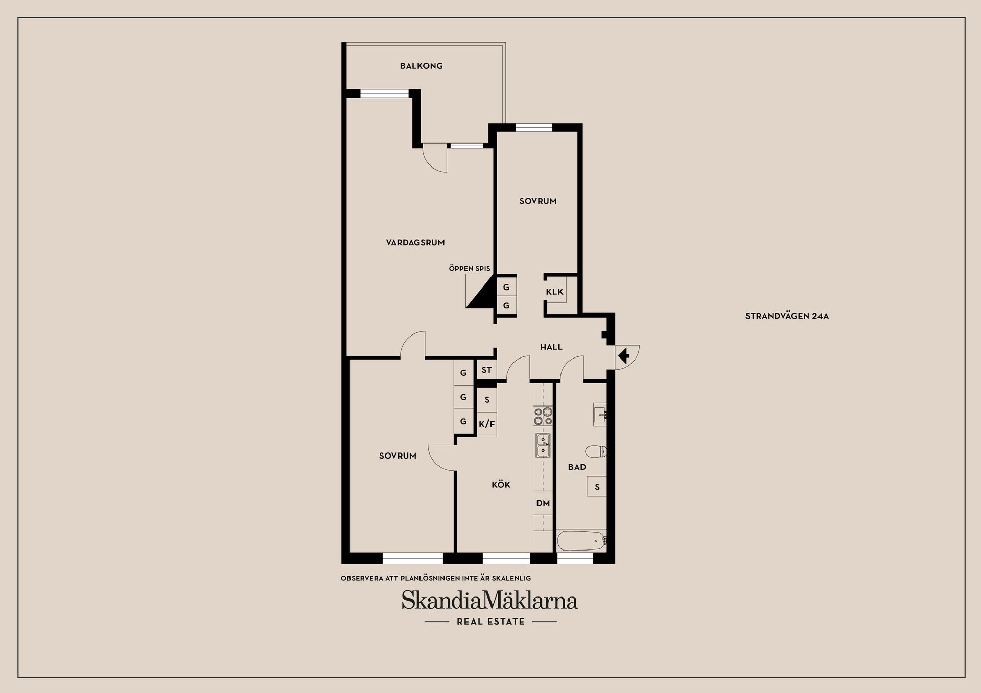Bostadsrätt, Strandvägen 24A, Herrhagen, Karlstad