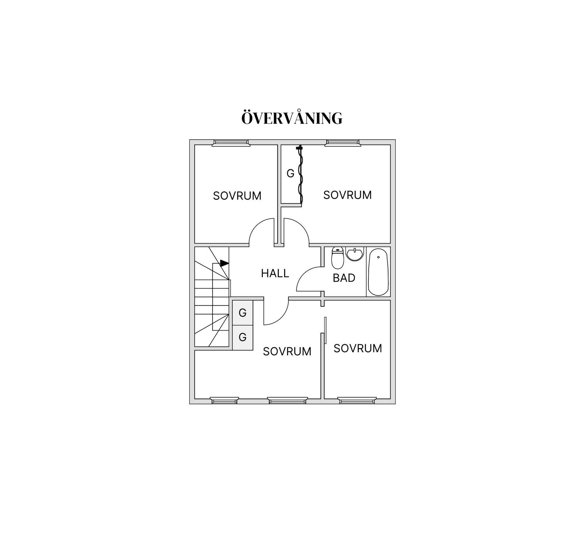 Radhus, Genuavägen 40, Torslanda - Skutehagen, Göteborg