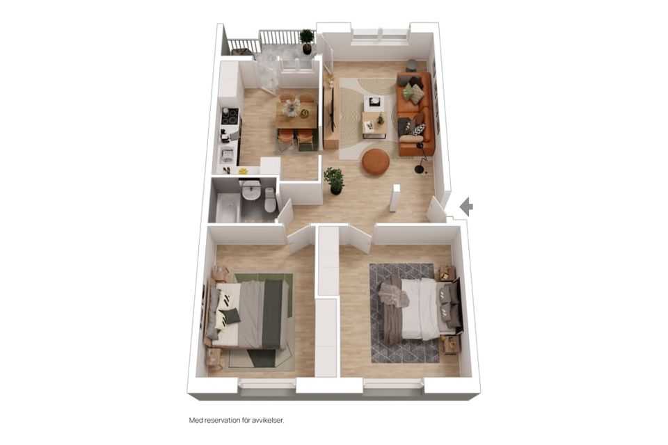 Bostadsrätt, Näverstigen 9, Sjöbo, Borås