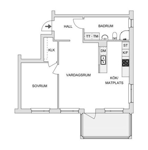 Bostadsrätt, Blå Blomvägen 1a, Gustavsberg - Charlottendal, Värmdö