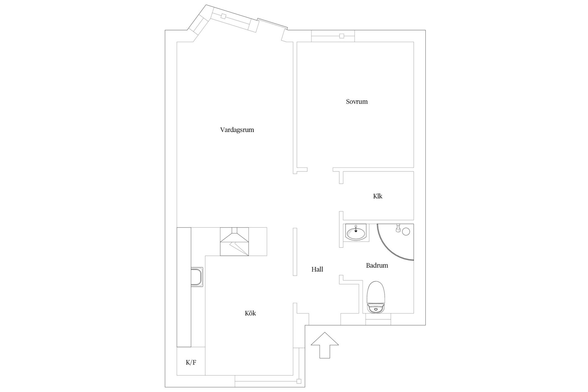 Bostadsrätt, Trollebergsvägen 9, Väster, Lund