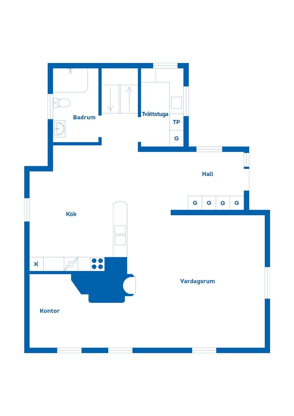 Villa, Virsjödal Kanalen 1, Oskarshamn