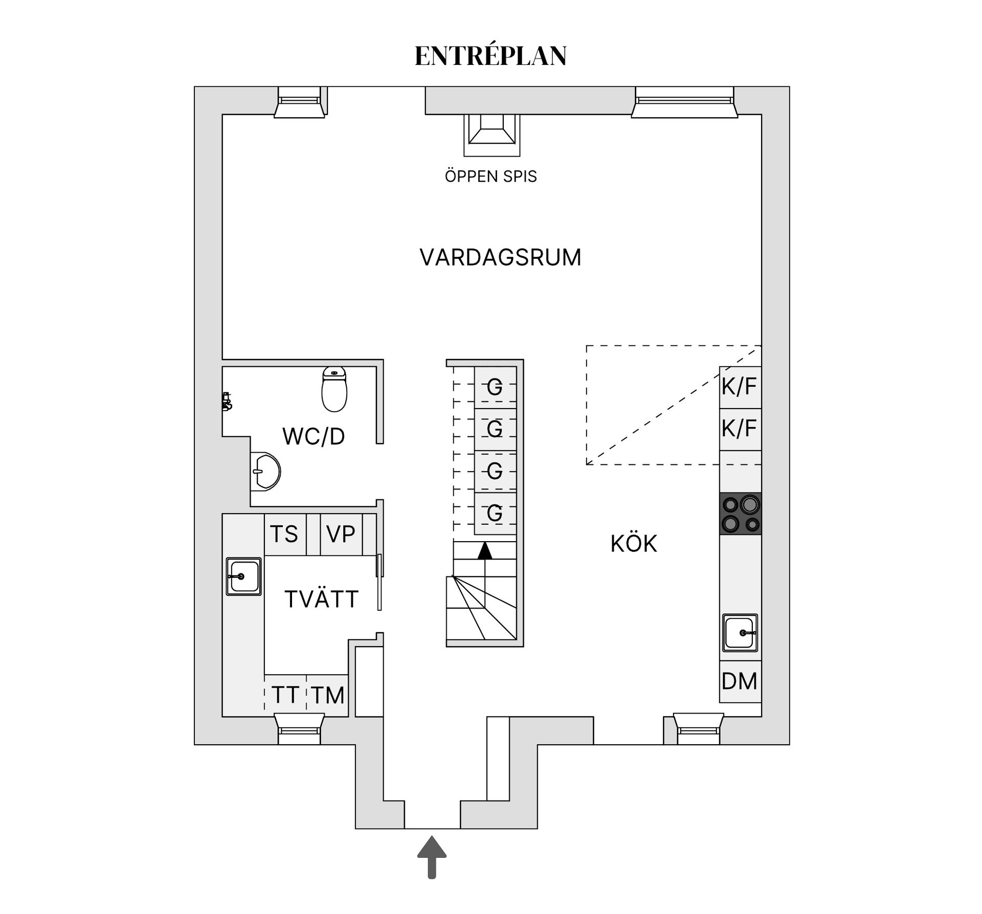 Radhus, Skogstorpsvägen 20, Lindbacken, Uppsala