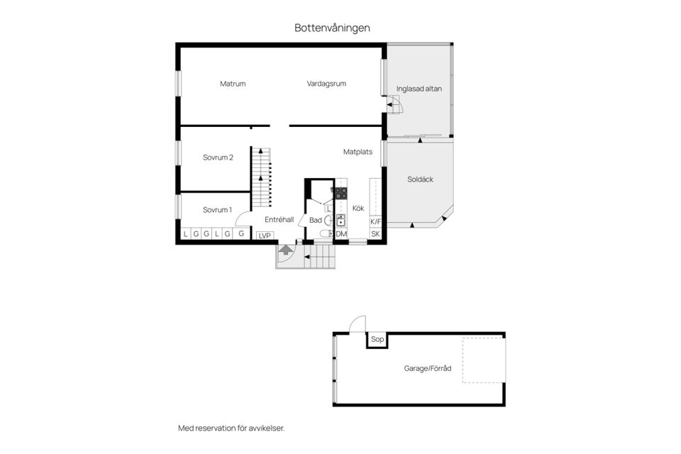 Radhus, Björnbärsvägen 11, Hagaberg, Lindesberg