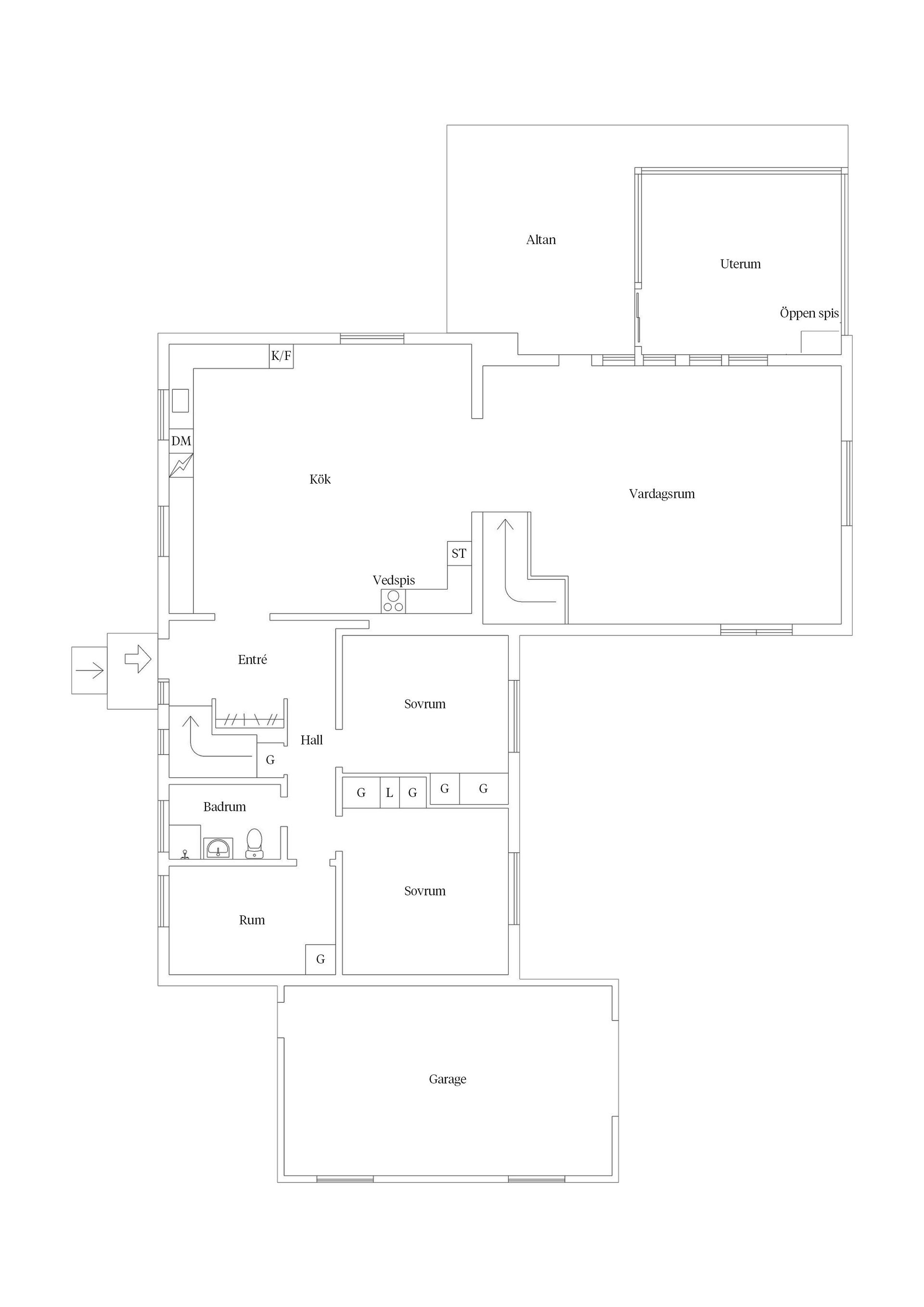 Villa, Myråsvägen 24, Valbo, Gävle
