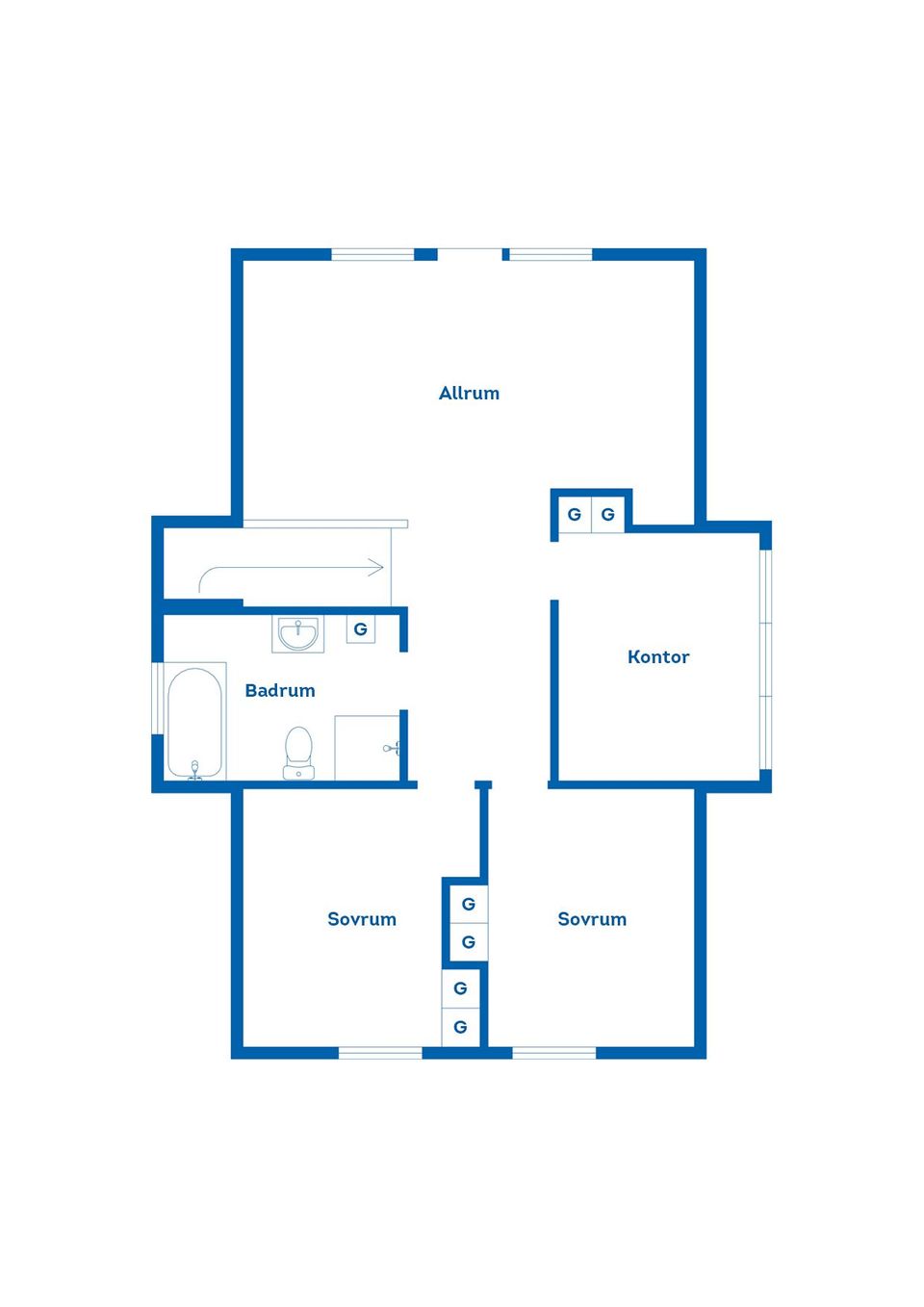 Villa, Torsvägen 15, Ljusdal, Kläppa, Ljusdal