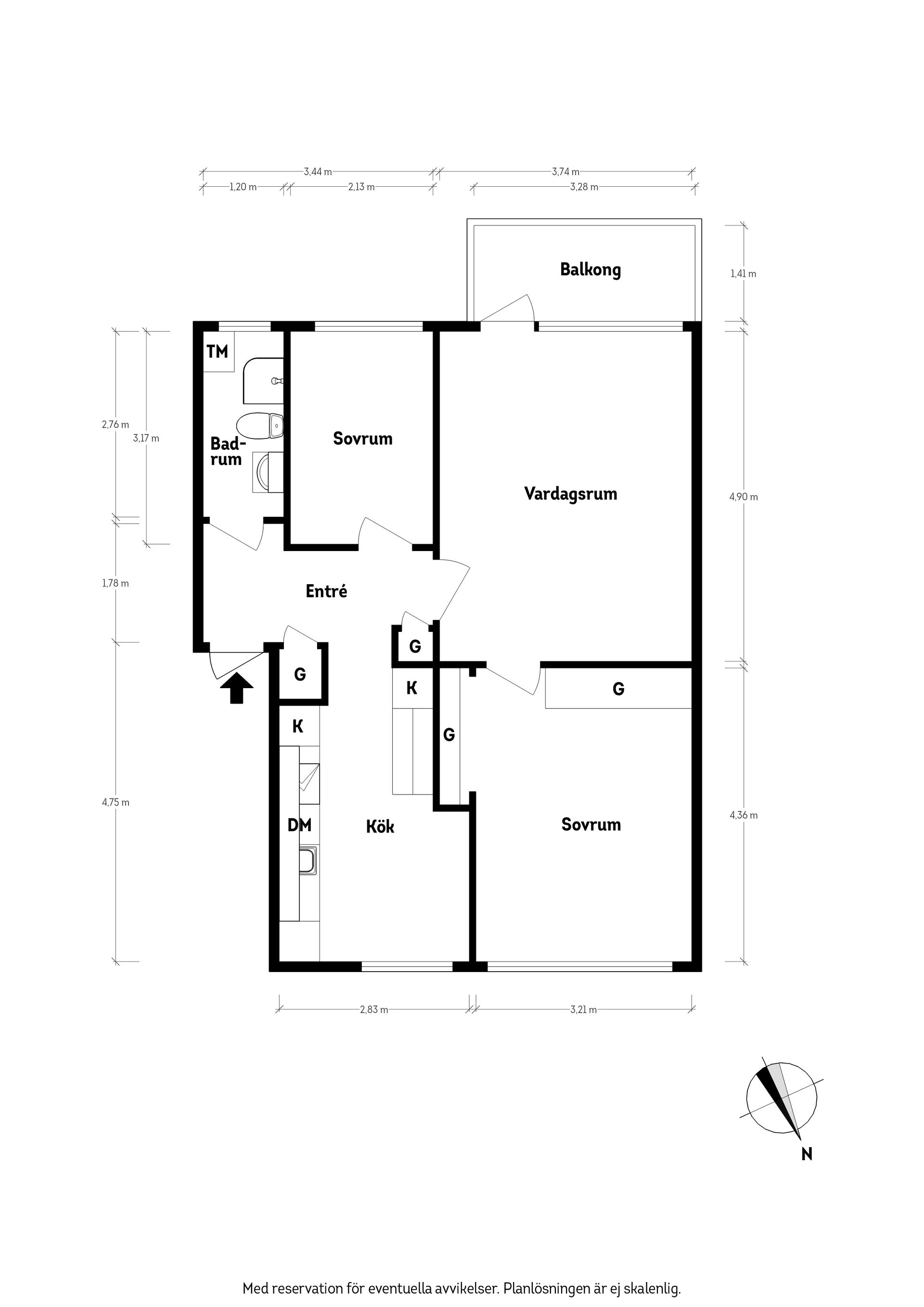 Bostadsrätt, Stabbegatan 18, Björkekärr, Göteborg