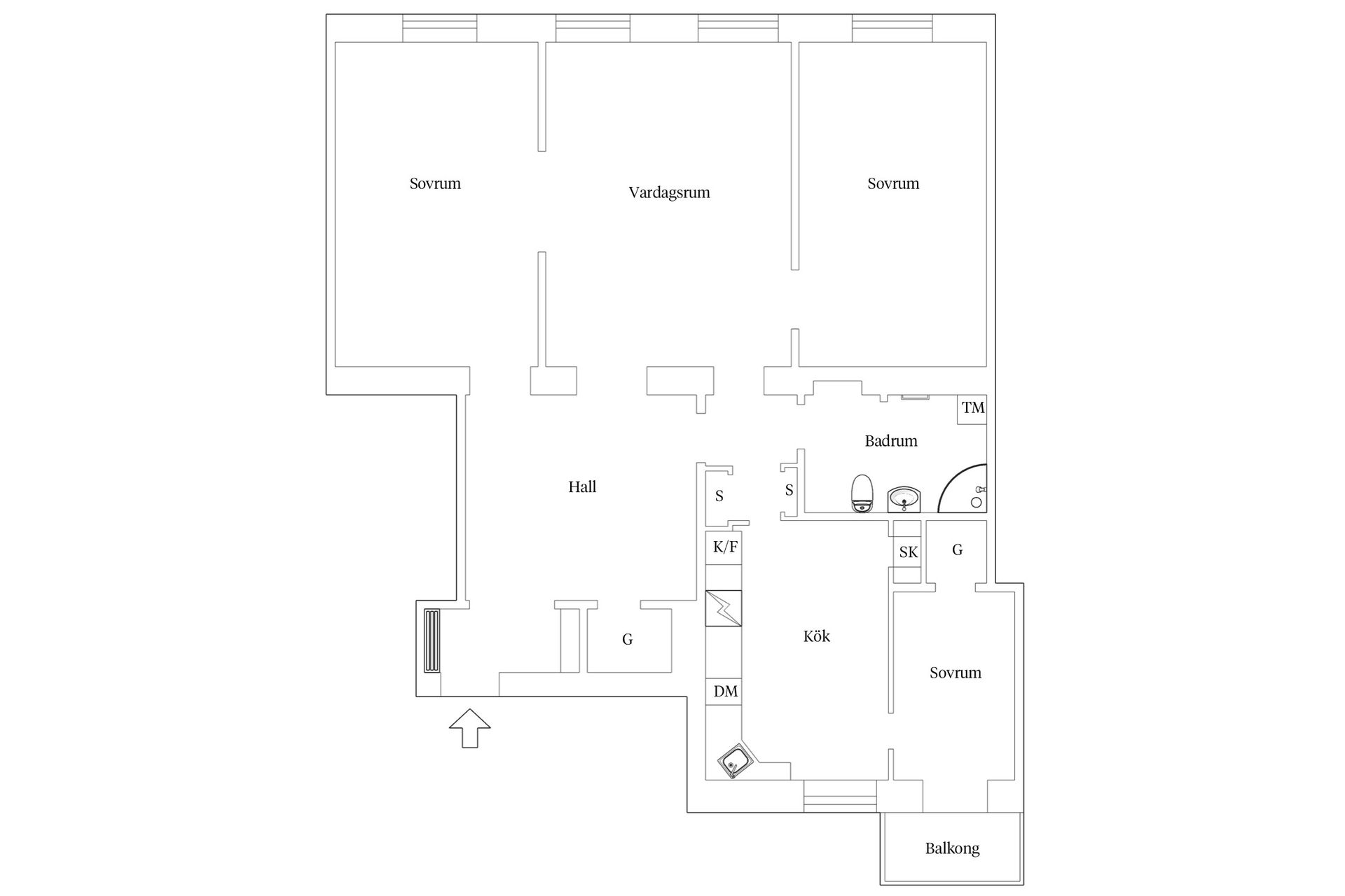 Bostadsrätt, Katarina bangata 66, Södermalm Katarina, Stockholm
