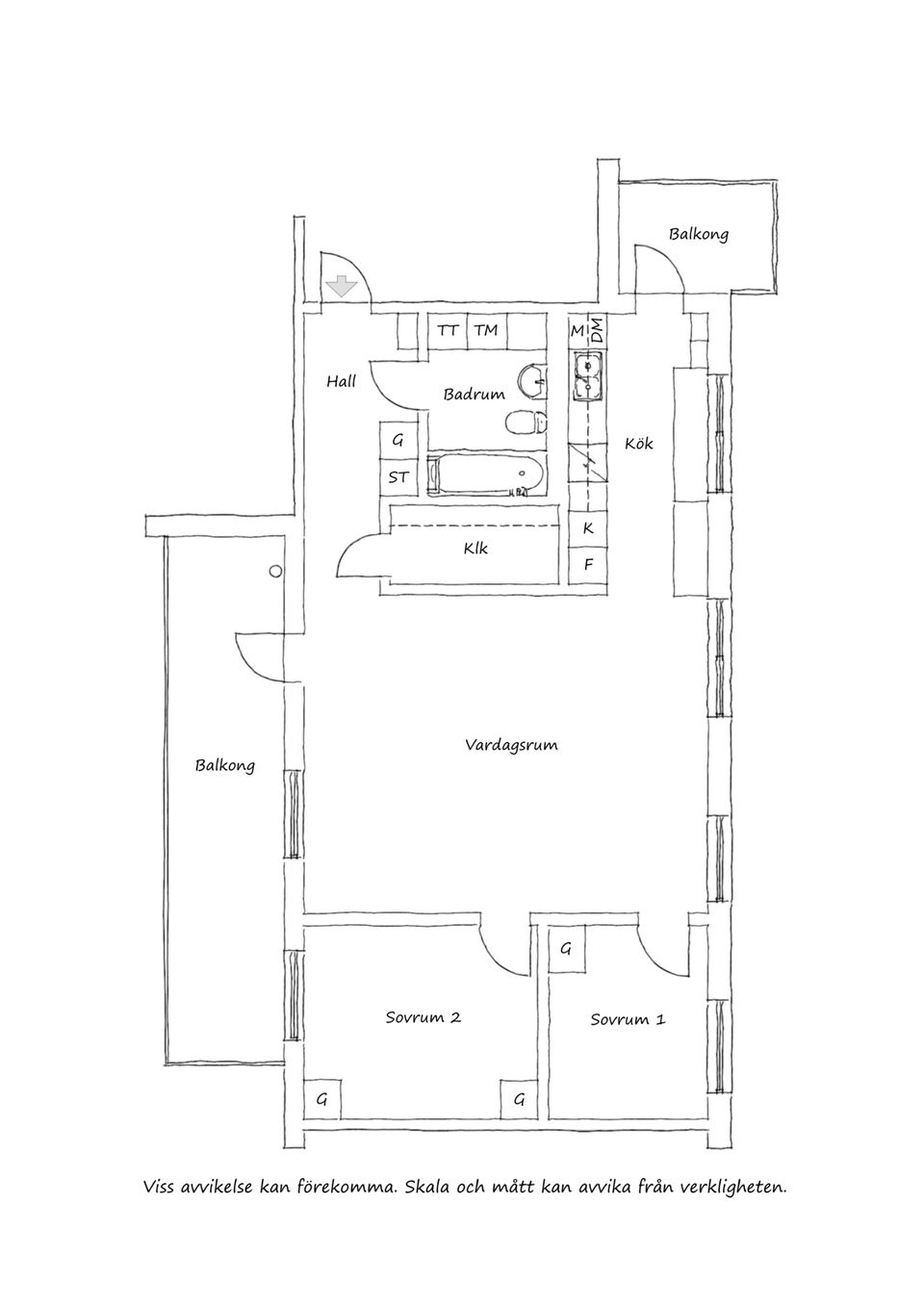 Bostadsrätt, Portalgatan 58, Kapellgärdet, Uppsala