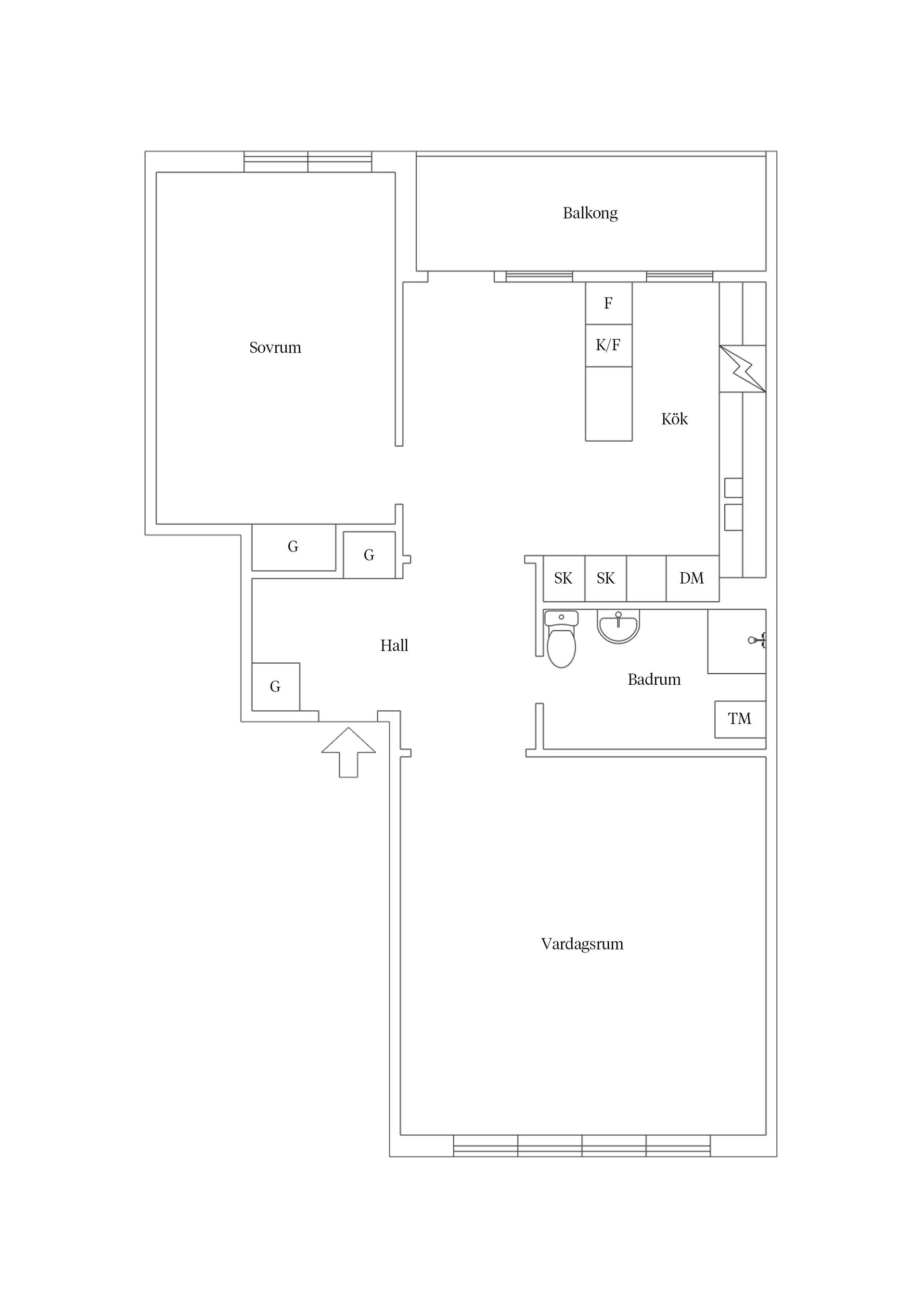 Bostadsrätt, Karlsviksvägen 6E, Brunflo, Östersund