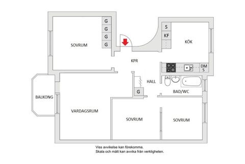 Bostadsrätt, Kolbäcksgränd 25, Bagarmossen, Stockholm