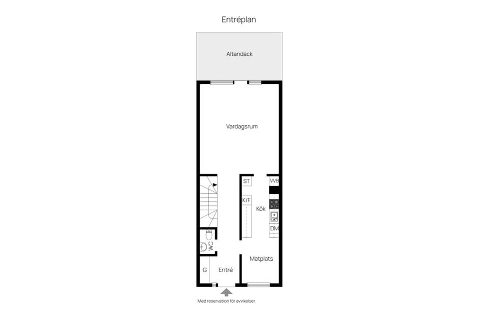 Radhus, Krokdalsvägen 42, Bollebygd